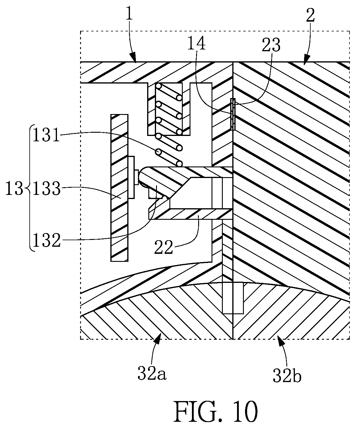 Patent US12103425 Figure 10 – Automatic battery replacement apparatus, moving platform, and rechargeable battery