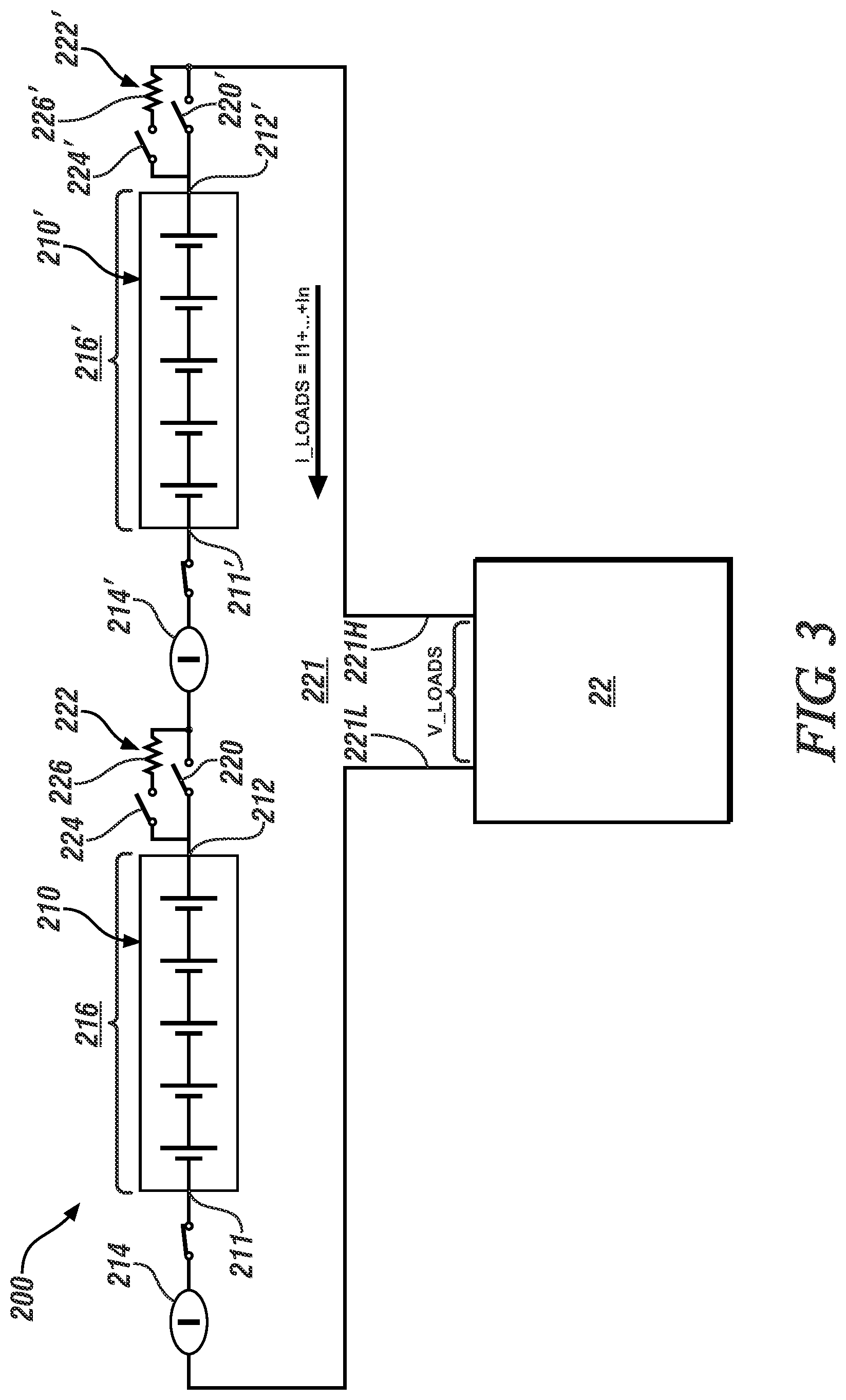 Patent US12103429 Figure 3 – Method and apparatus for a multi-cell rechargeable energy storage device