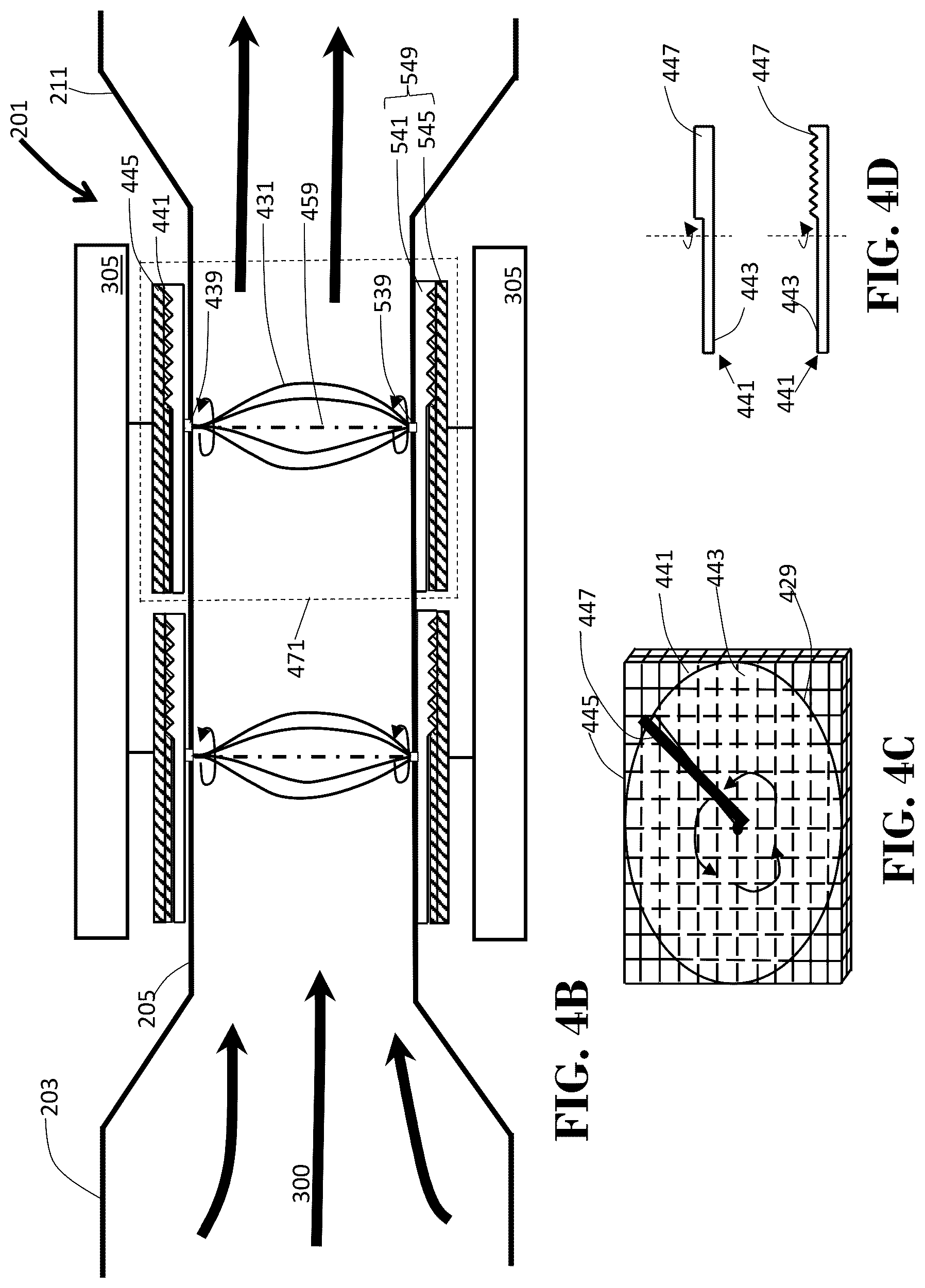 Patent US12103434 Figure 6 – Apparatus for harvesting electrical energy from air flow in a moving vehicle using piezoelectric flag sheets in a Venturi system