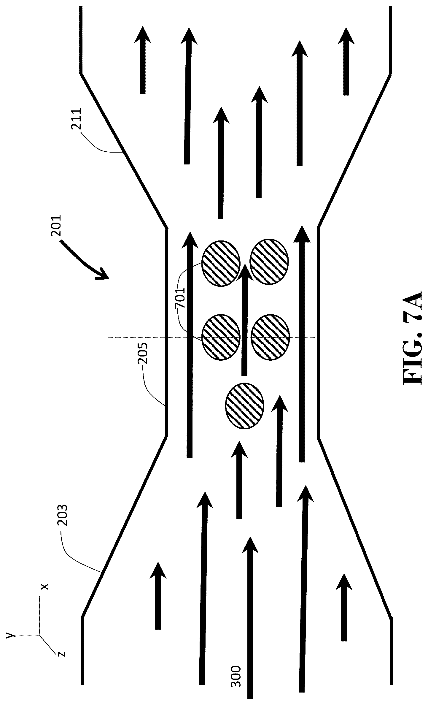 Patent US12103434 Figure 9 – Apparatus for harvesting electrical energy from air flow in a moving vehicle using piezoelectric flag sheets in a Venturi system