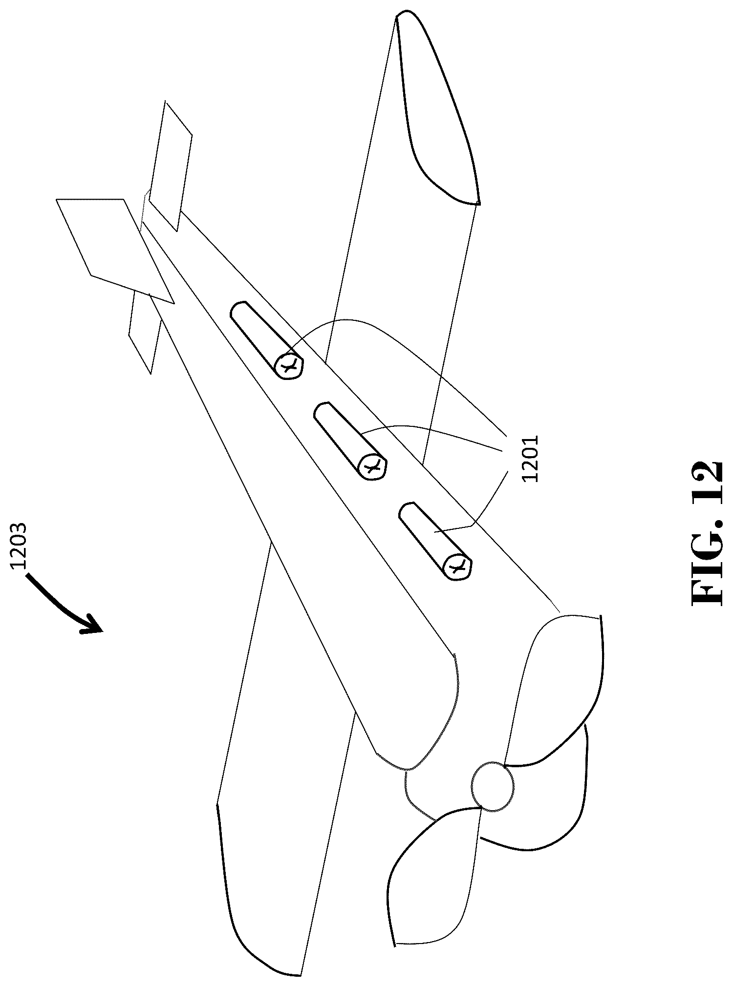 Patent US12103434 Figure 18 – Apparatus for harvesting electrical energy from air flow in a moving vehicle using piezoelectric flag sheets in a Venturi system