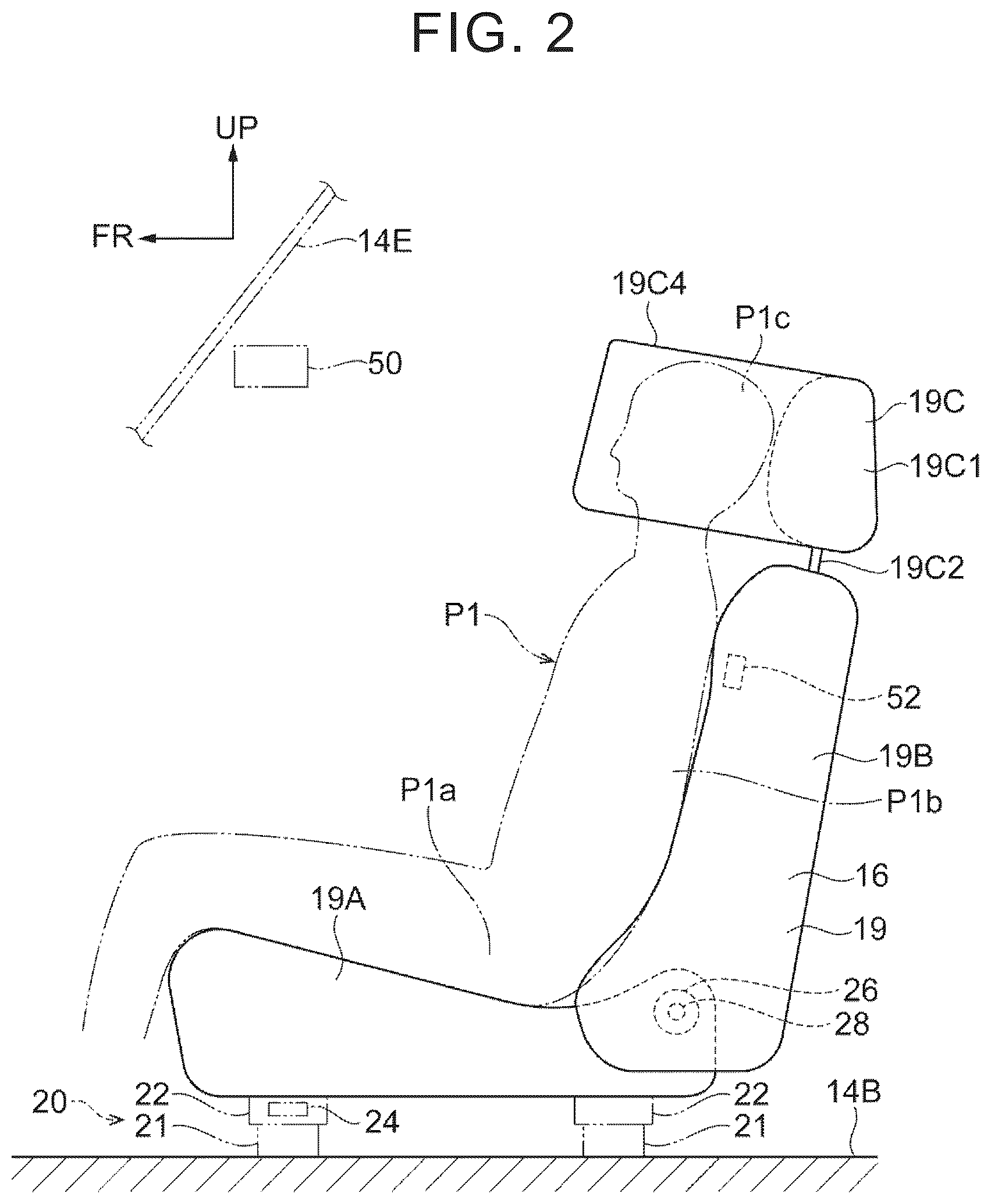 Patent US12103436 Figure 2 – Vehicle control device