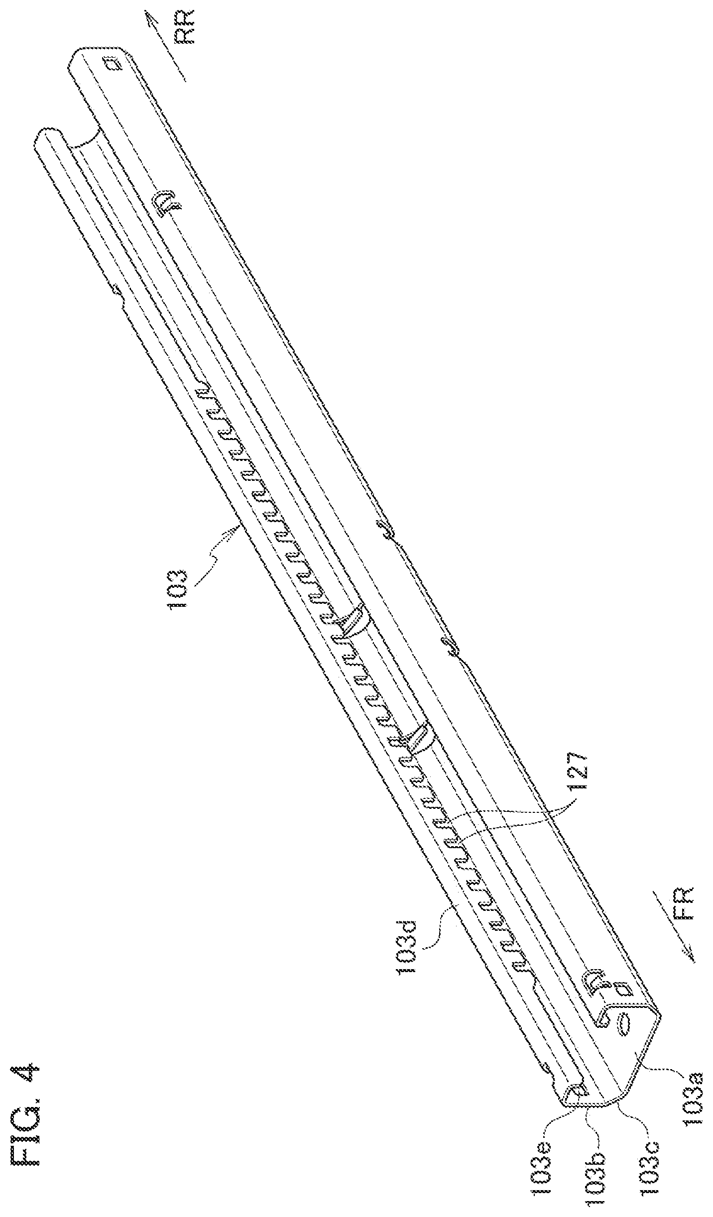 Patent US12103437 Figure 4 – Seat sliding device