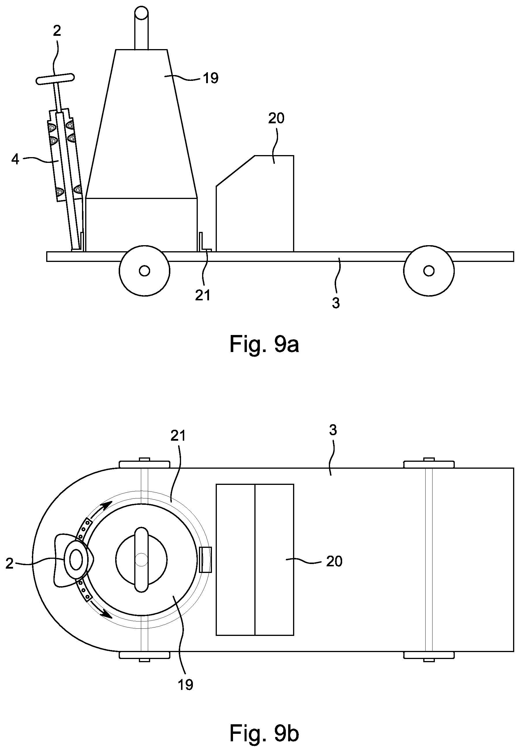 Patent US12103438 Figure 9 – Device for mounting a seat or a standing plate relative to a frame of a vehicle
