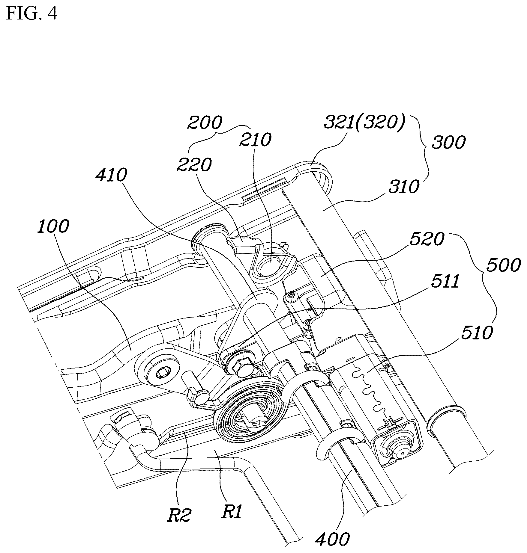 Patent US12103440 Figure 4 – Seat adjustment apparatus for mobility