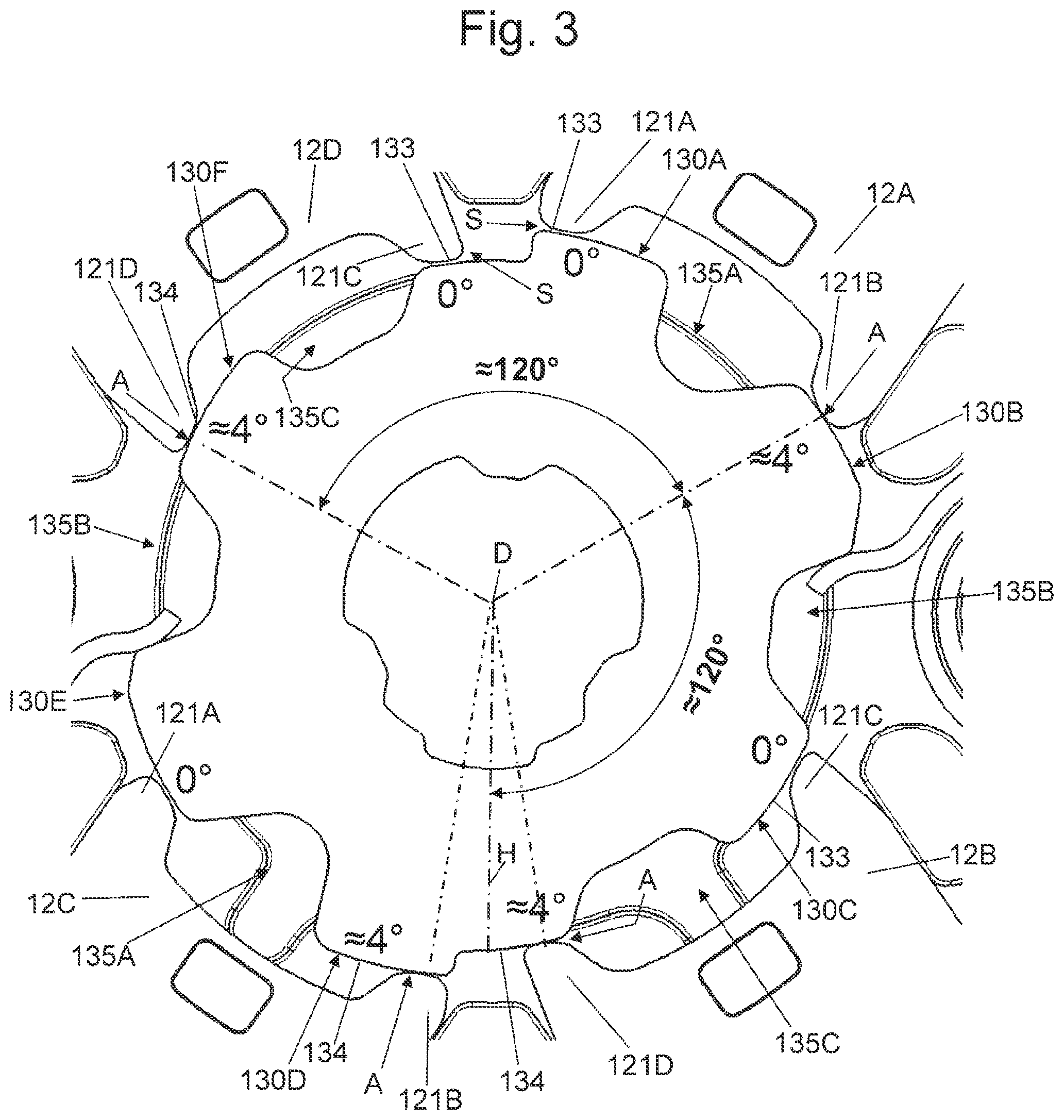 Patent US12103442 Figure 2 – Detent fitting for a vehicle seat