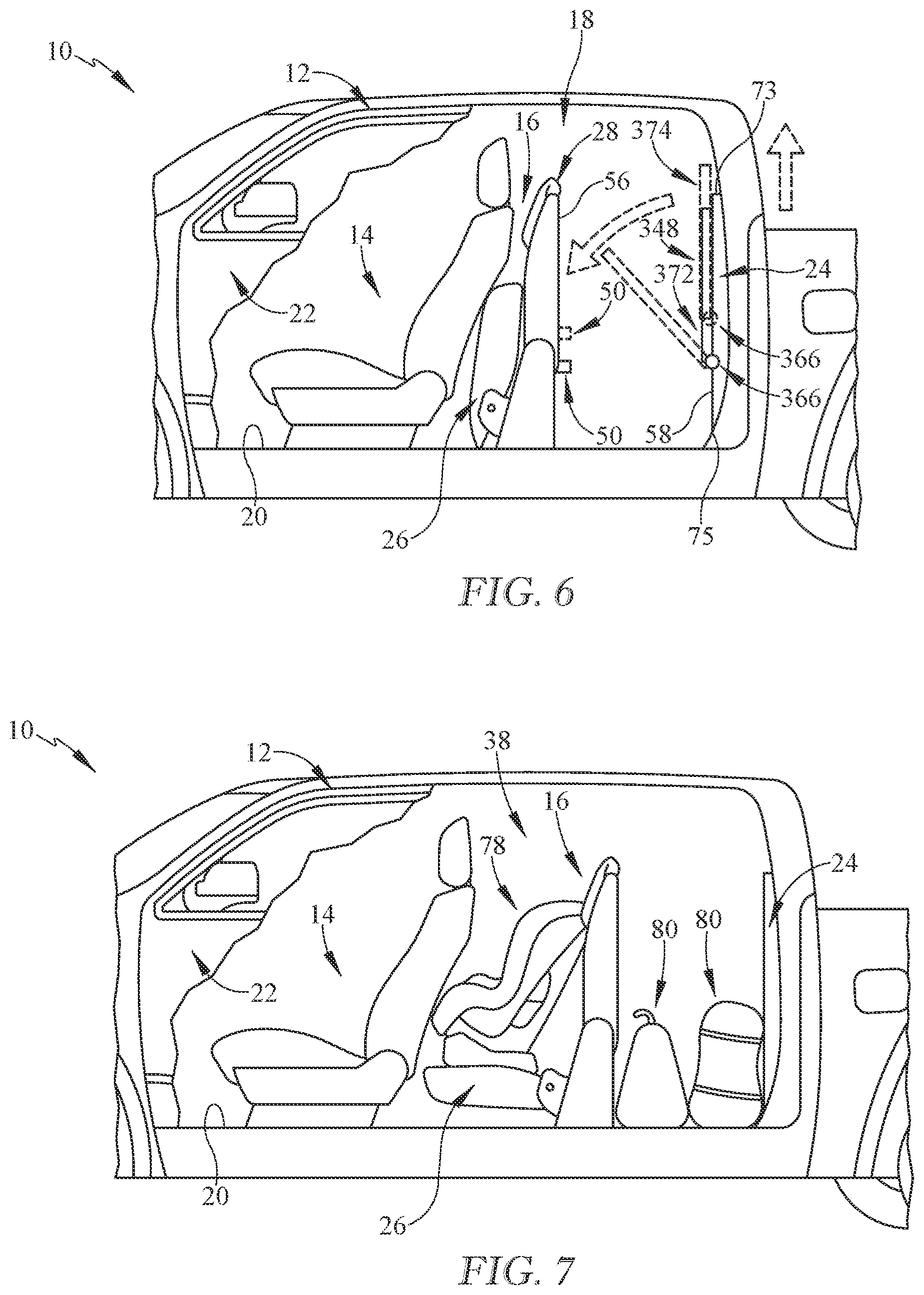 Patent US12103443 Figure 3 – Vehicle and occupant support for a vehicle
