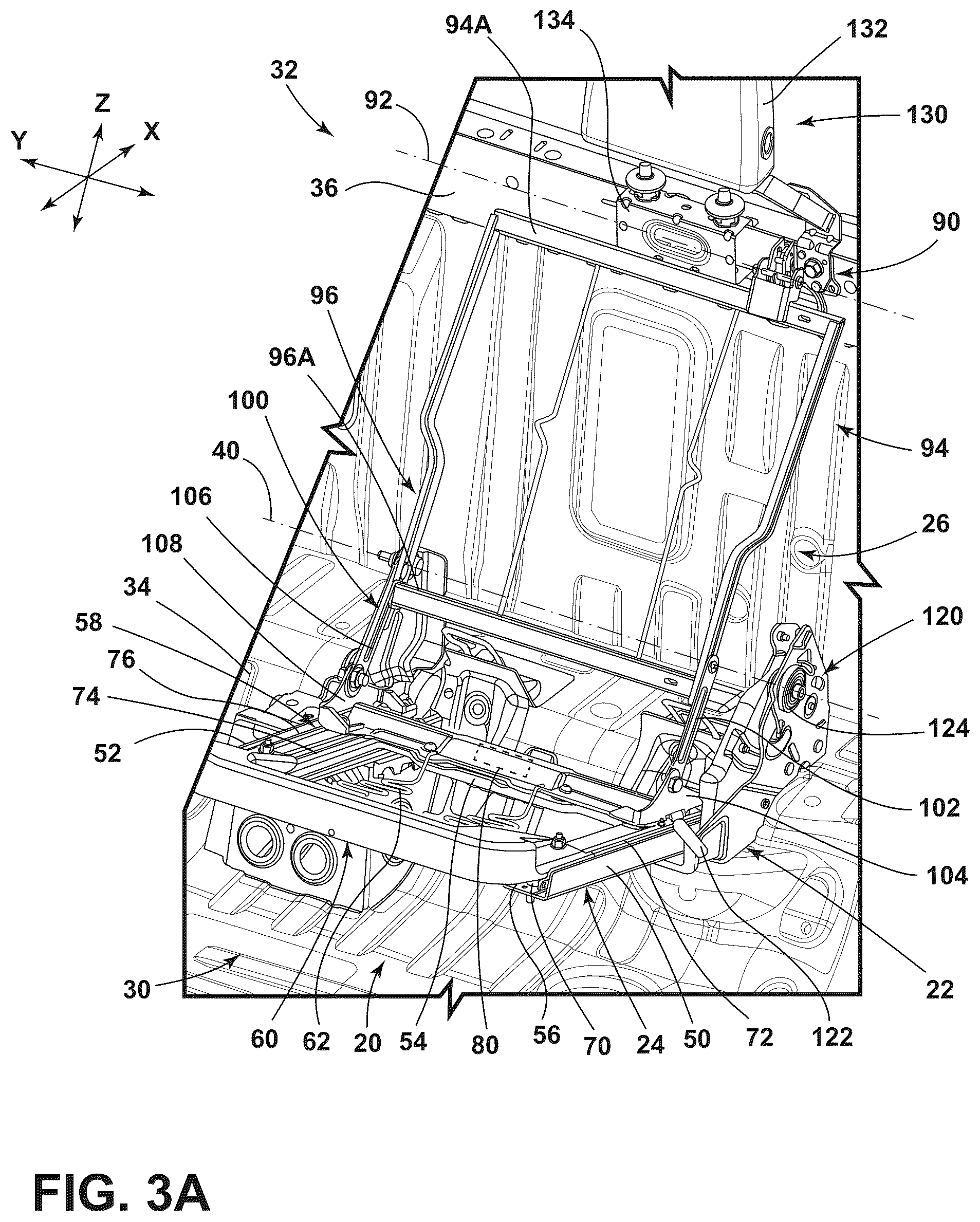 Patent US12103444 Figure 7 – Seat assembly
