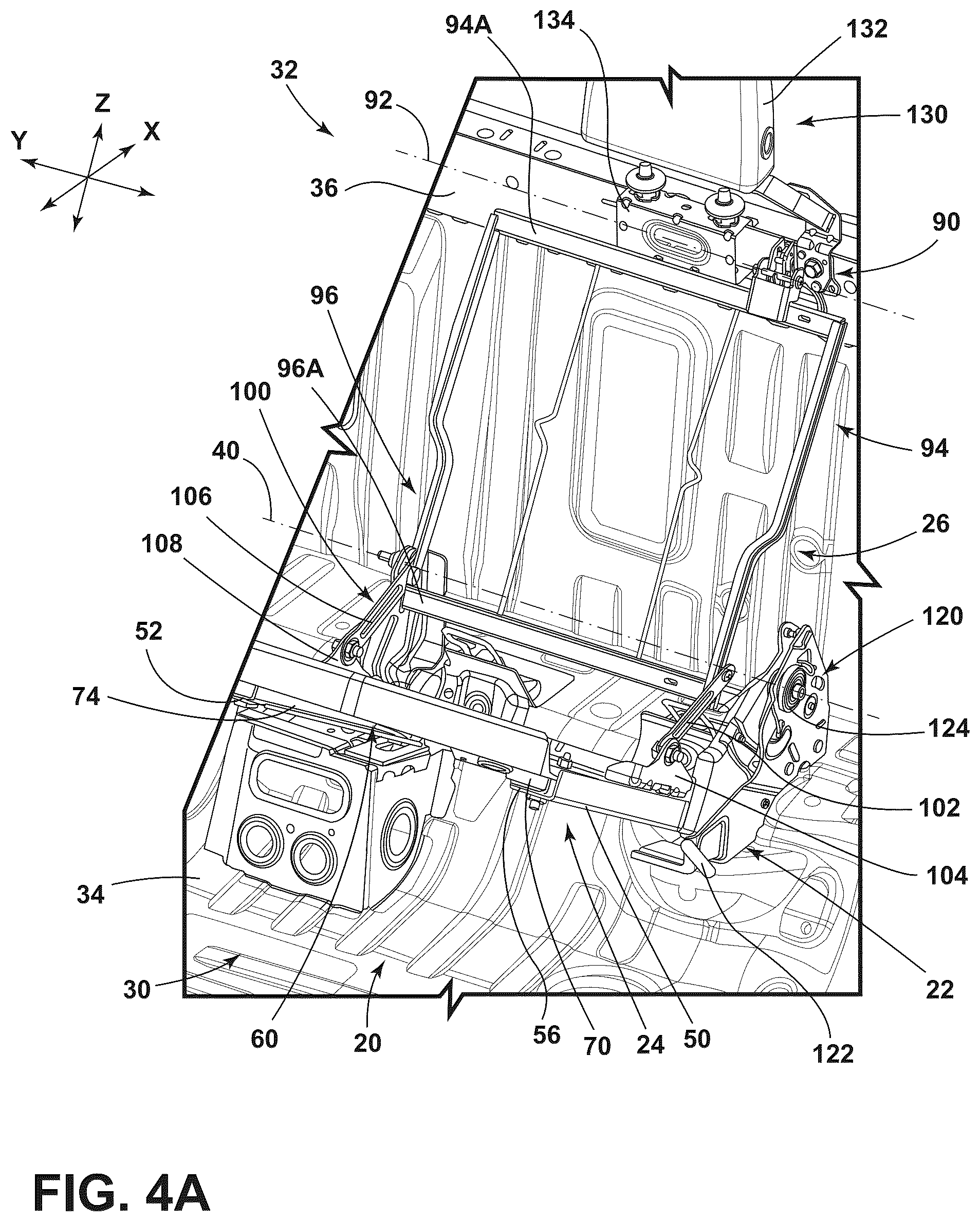 Patent US12103444 Figure 9 – Seat assembly