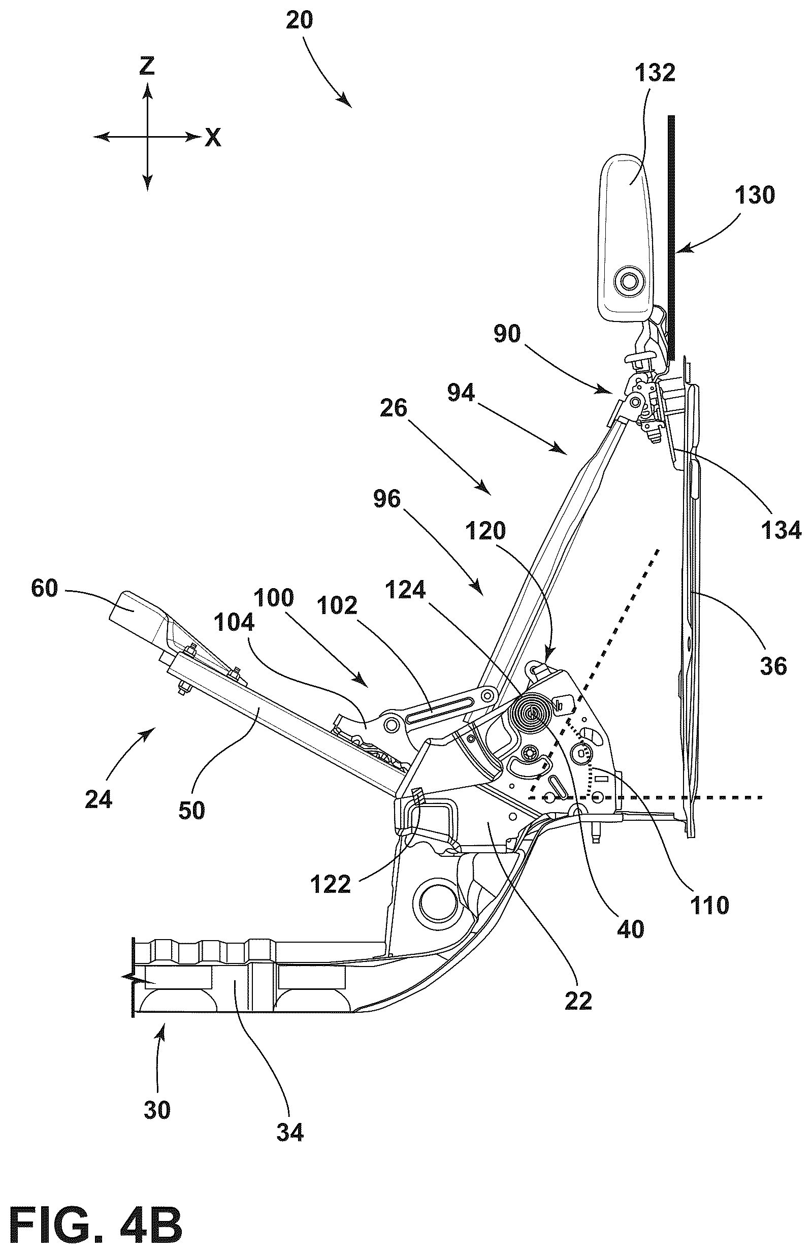 Patent US12103444 Figure 10 – Seat assembly
