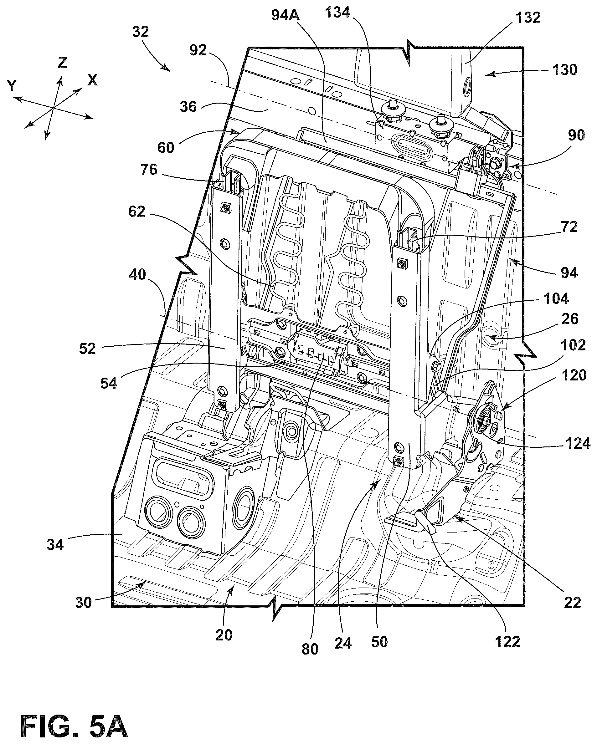 Patent US12103444 Figure 11 – Seat assembly