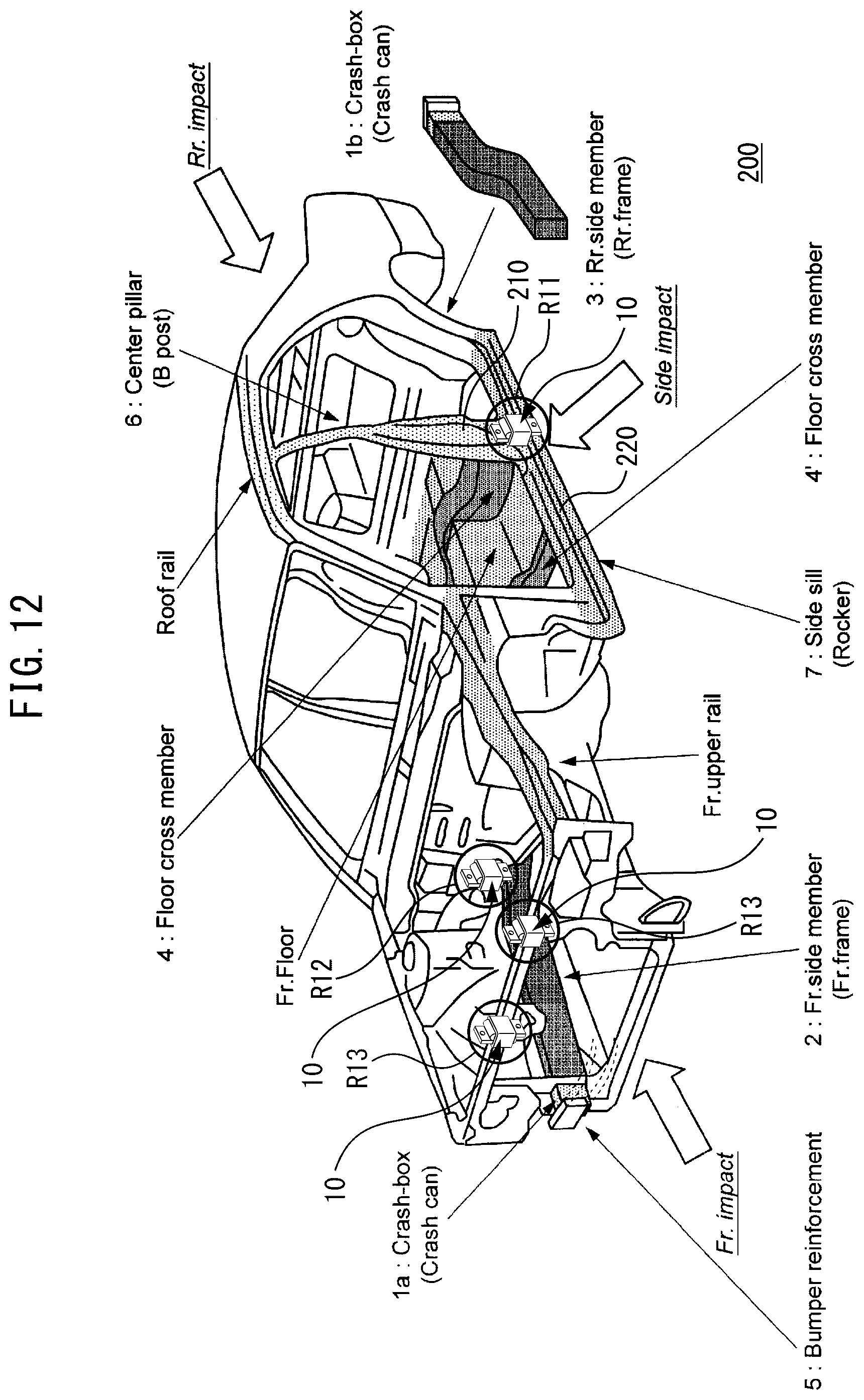 Patent US12103445 Figure 10 – Impact absorbing member