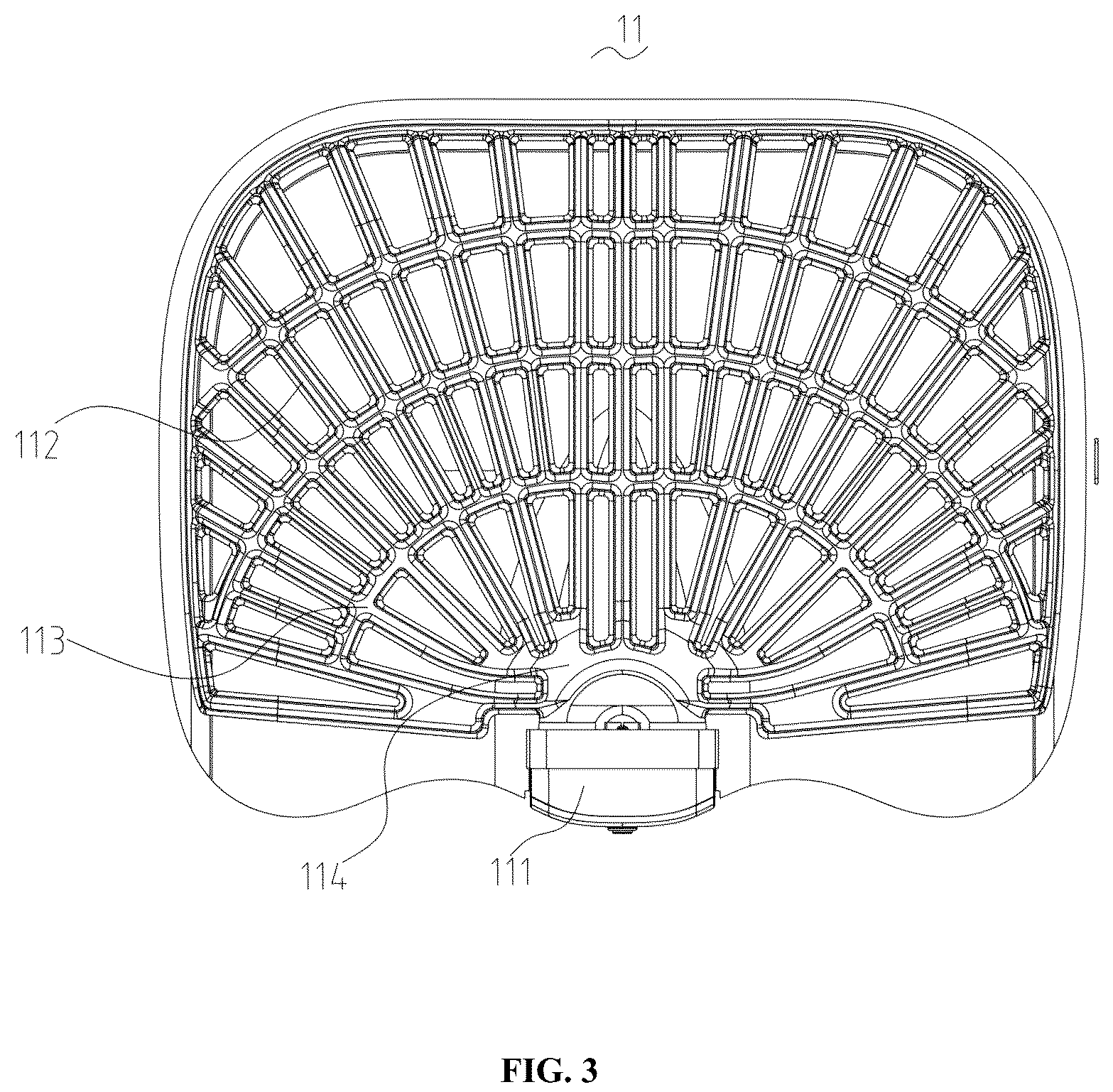 Patent US12103447 Figure 3 – Vehicle-mounted air circulation cushion