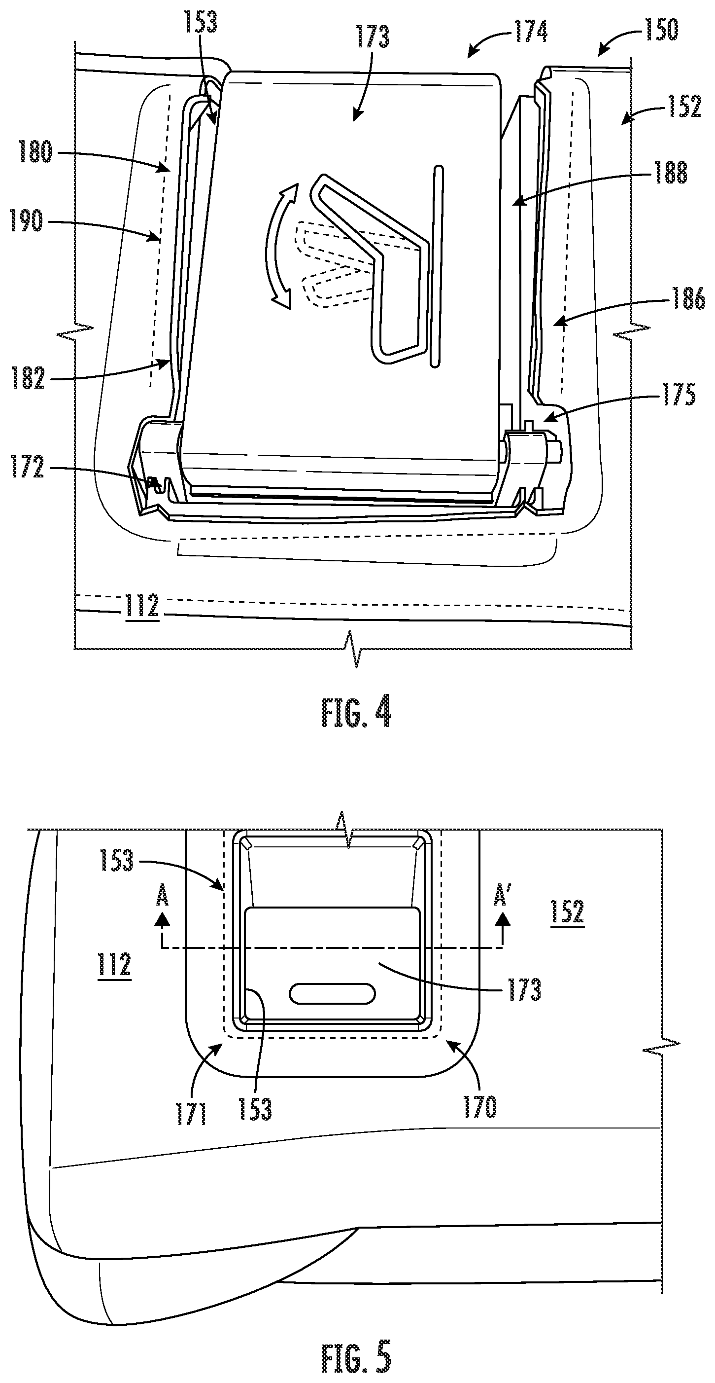 Patent US12103448 Figure 3 – Trim retention member