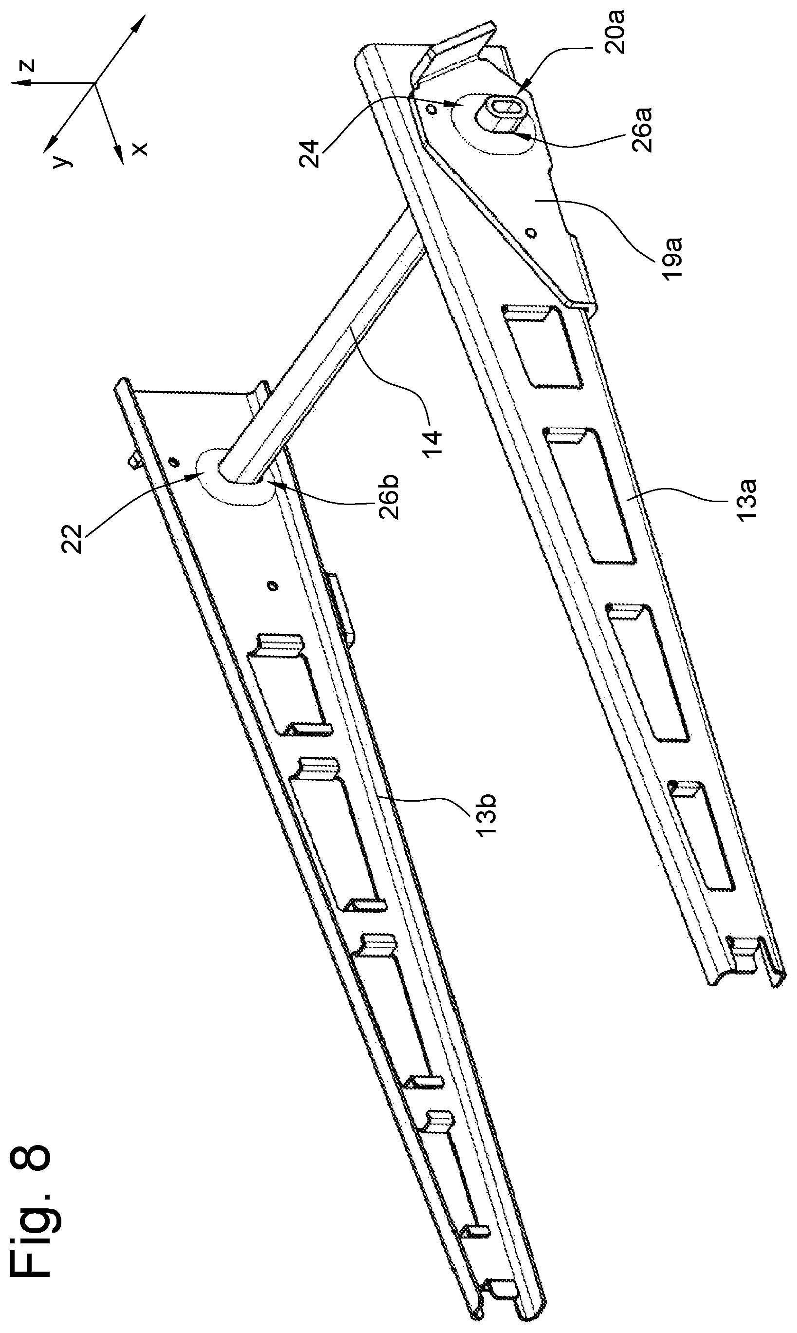 Patent US12103450 Figure 8 – Method to produce a connection for an equipment part of a vehicle