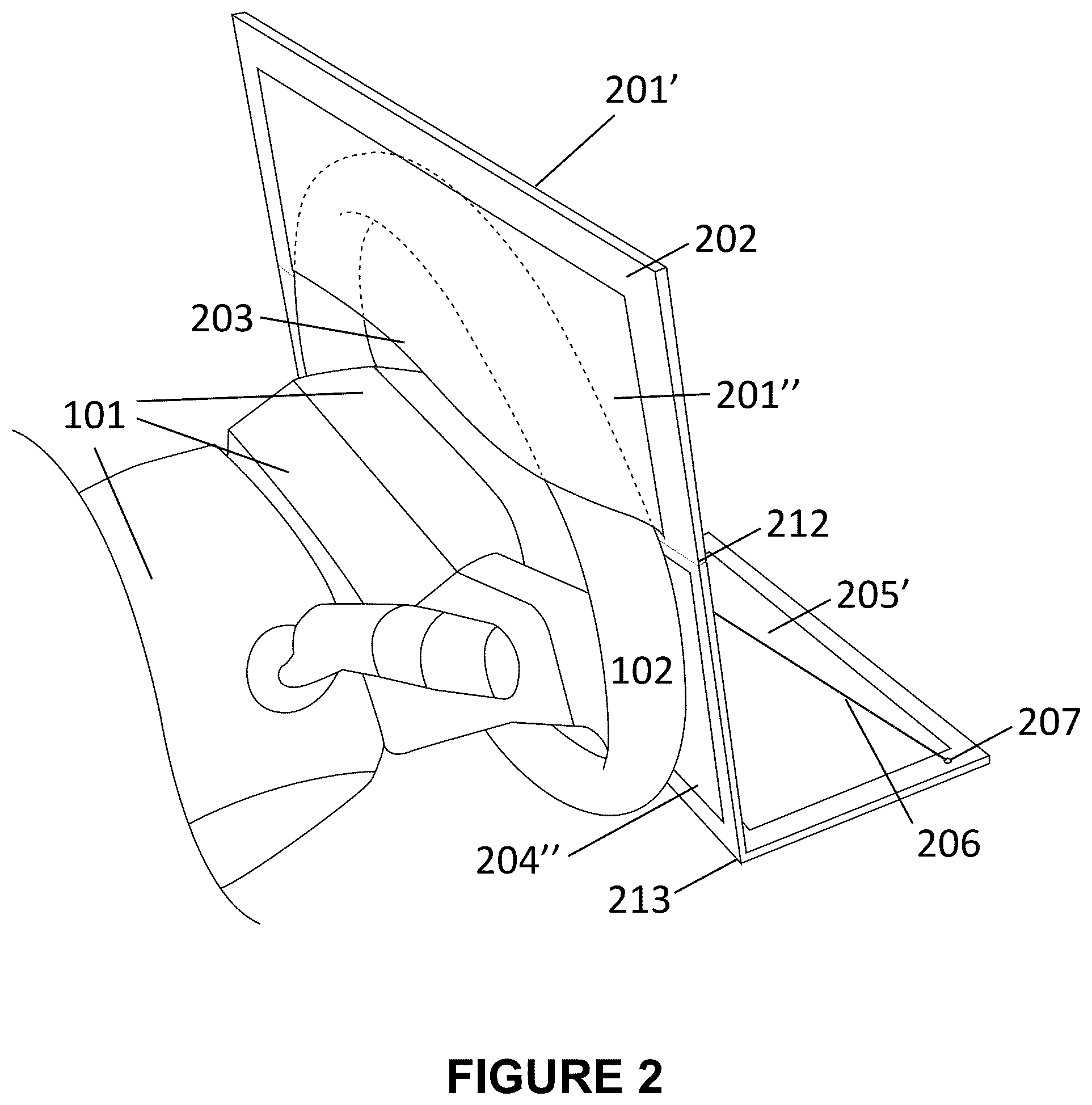 Patent US12103452 Figure 2 – Multi-purpose organizing tray