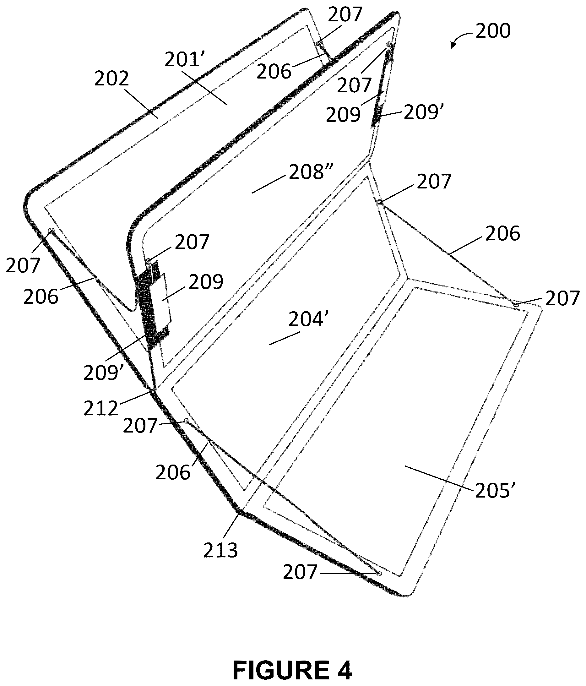 Patent US12103452 Figure 4 – Multi-purpose organizing tray