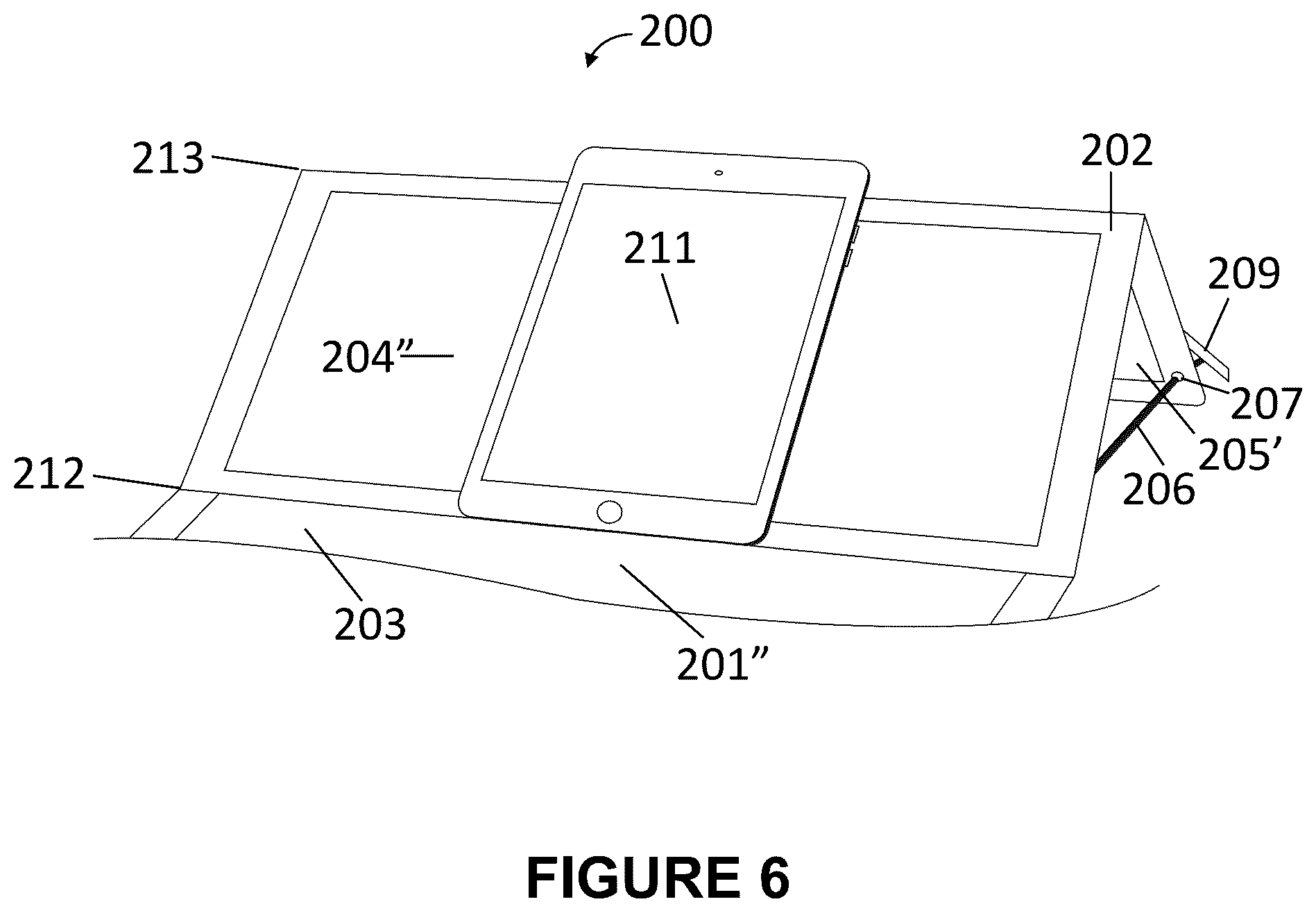 Patent US12103452 Figure 6 – Multi-purpose organizing tray