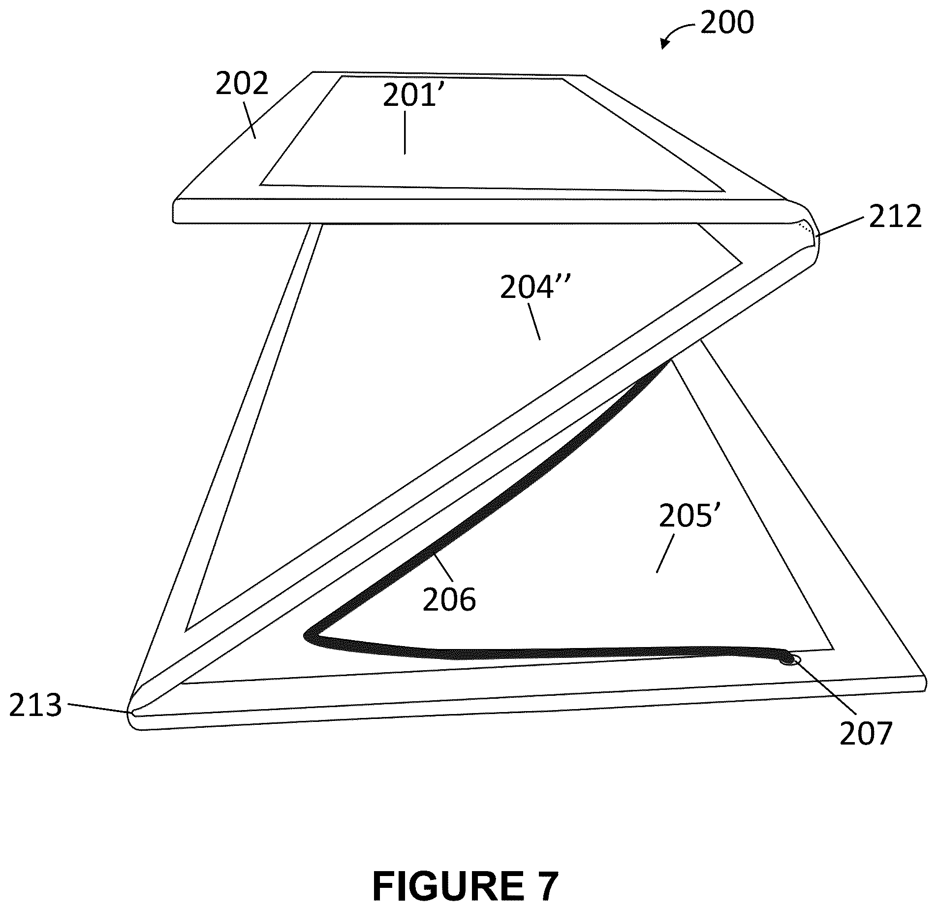 Patent US12103452 Figure 7 – Multi-purpose organizing tray