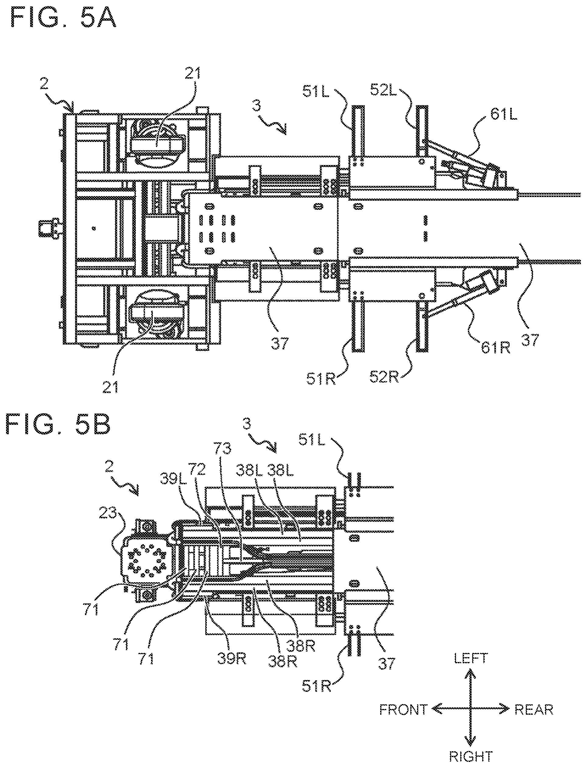 Patent US12103454 Figure 5 – Vehicle transporting device