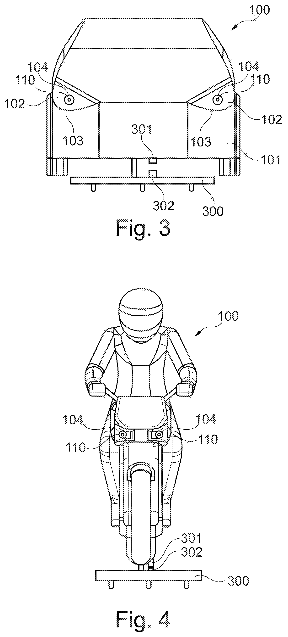 Patent US12103455 Figure 2 – Dummy element having an illuminant