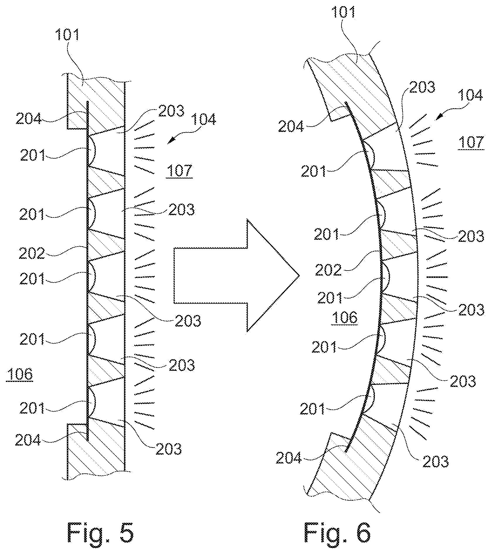 Patent US12103455 Figure 3 – Dummy element having an illuminant