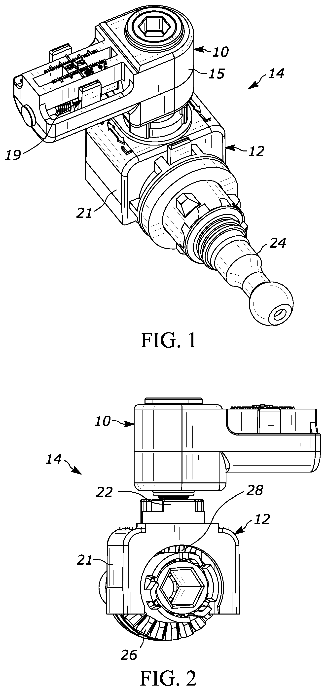 Patent US12103456 Figure 1 – Vehicle headlight aiming device