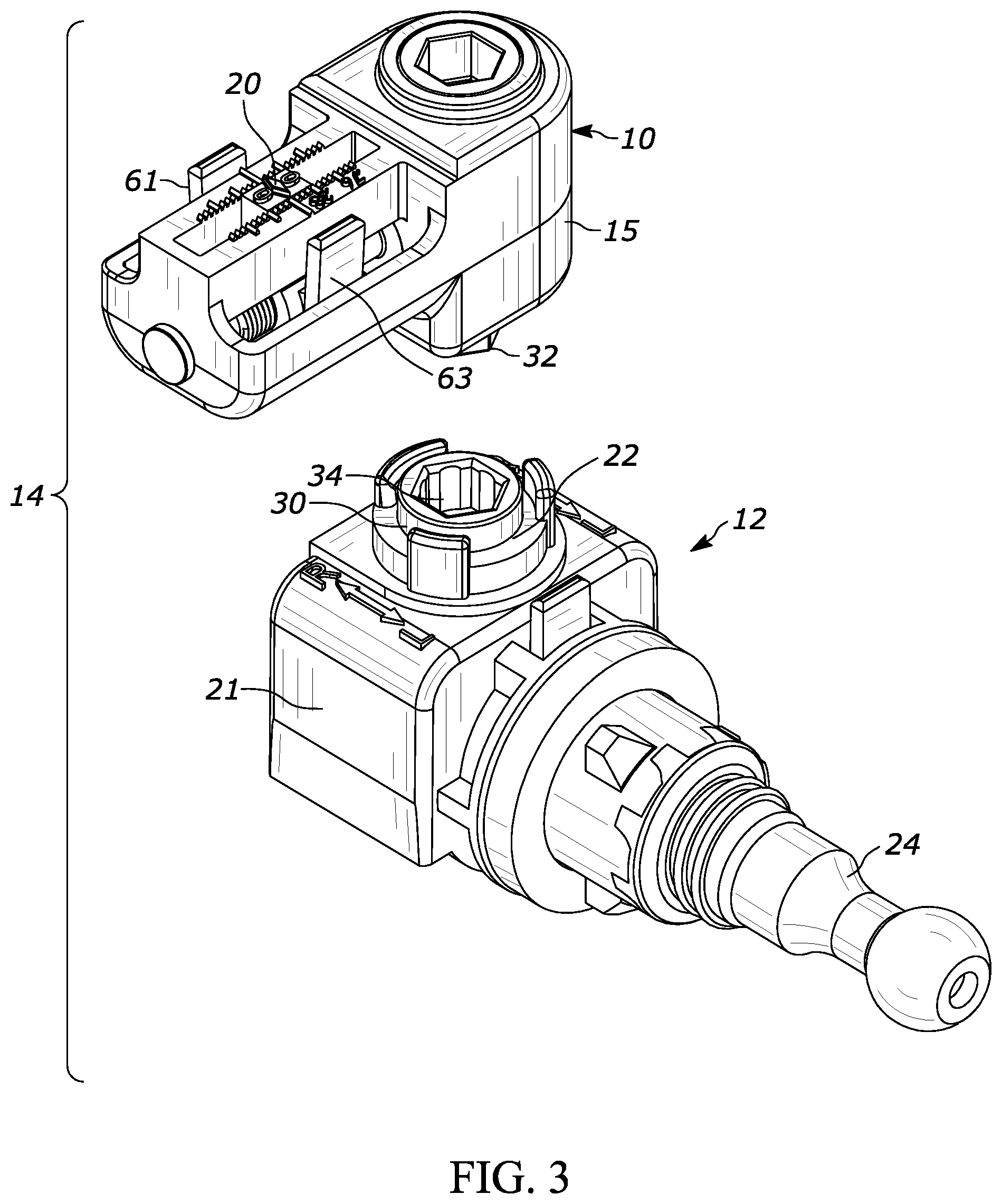 Patent US12103456 Figure 2 – Vehicle headlight aiming device
