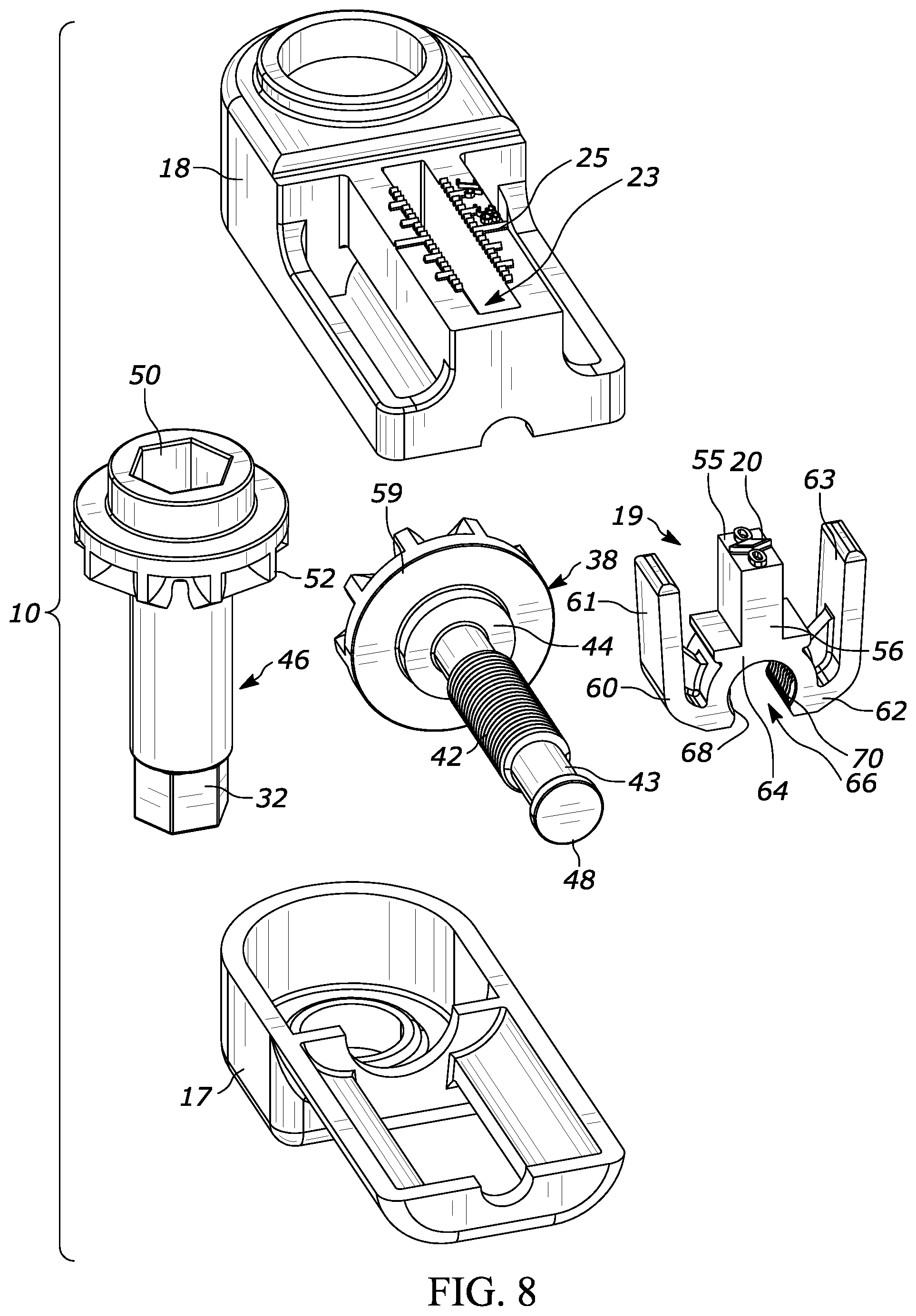 Patent US12103456 Figure 5 – Vehicle headlight aiming device