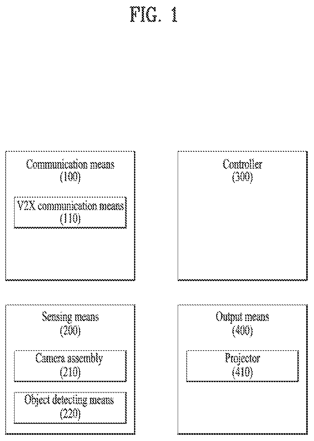 Patent US12103459 Figure 1 – Method and system for displaying external communication message
