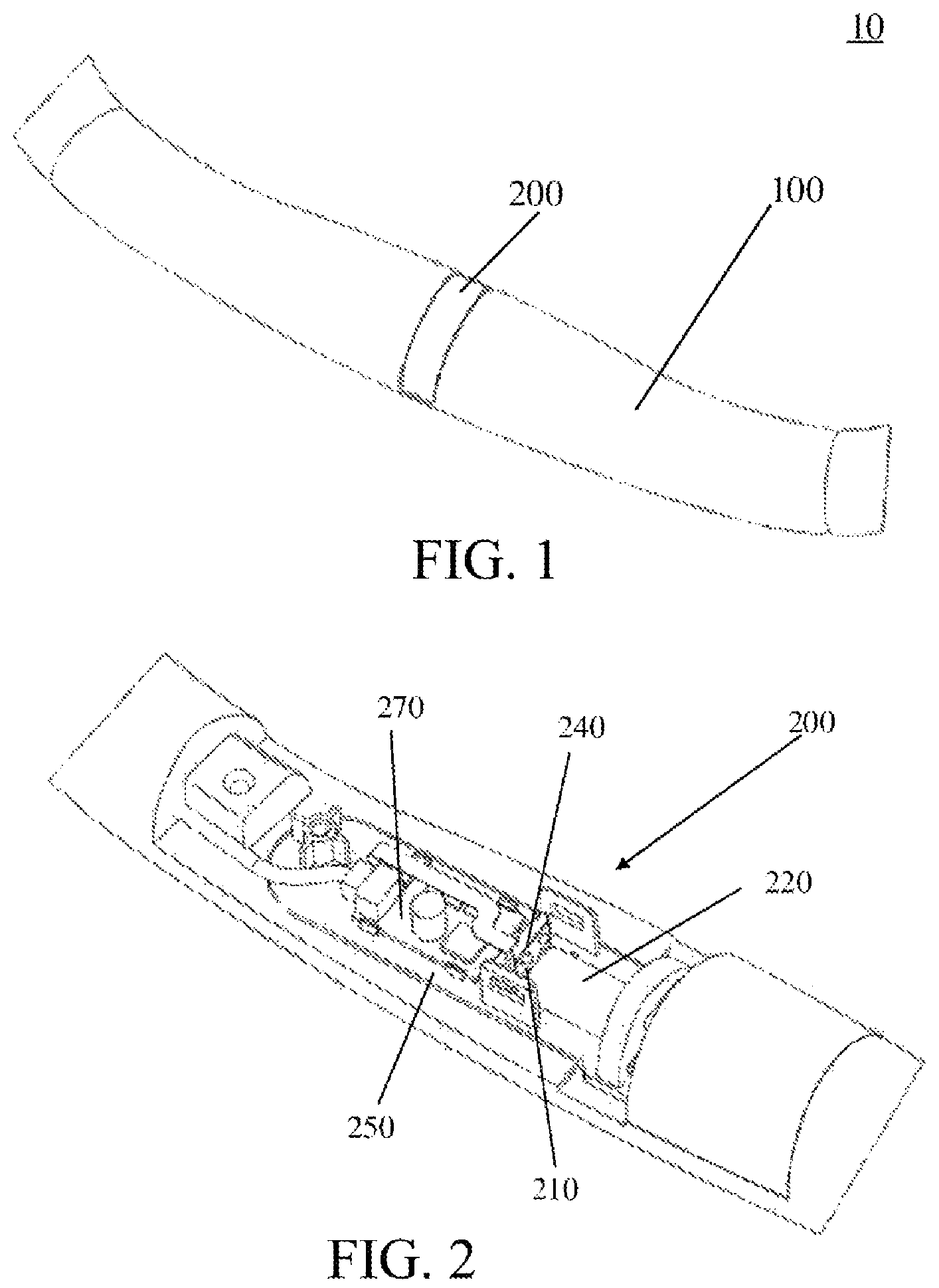 Patent US12103460 — Vehicle steering wheel with radial light-emitting region — Figure 1