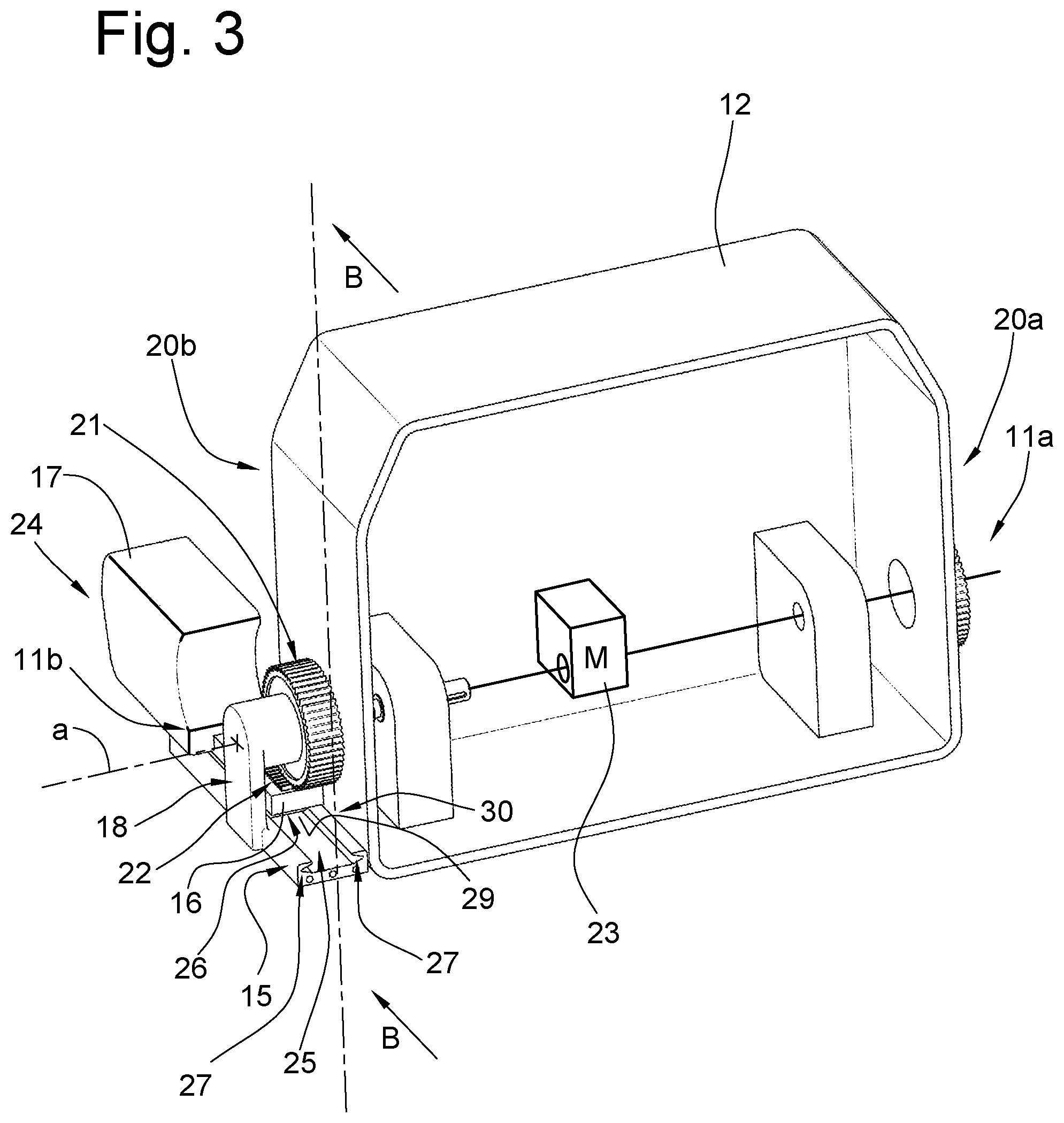 Patent US12103464 Figure 3 – Equipment component for a vehicle