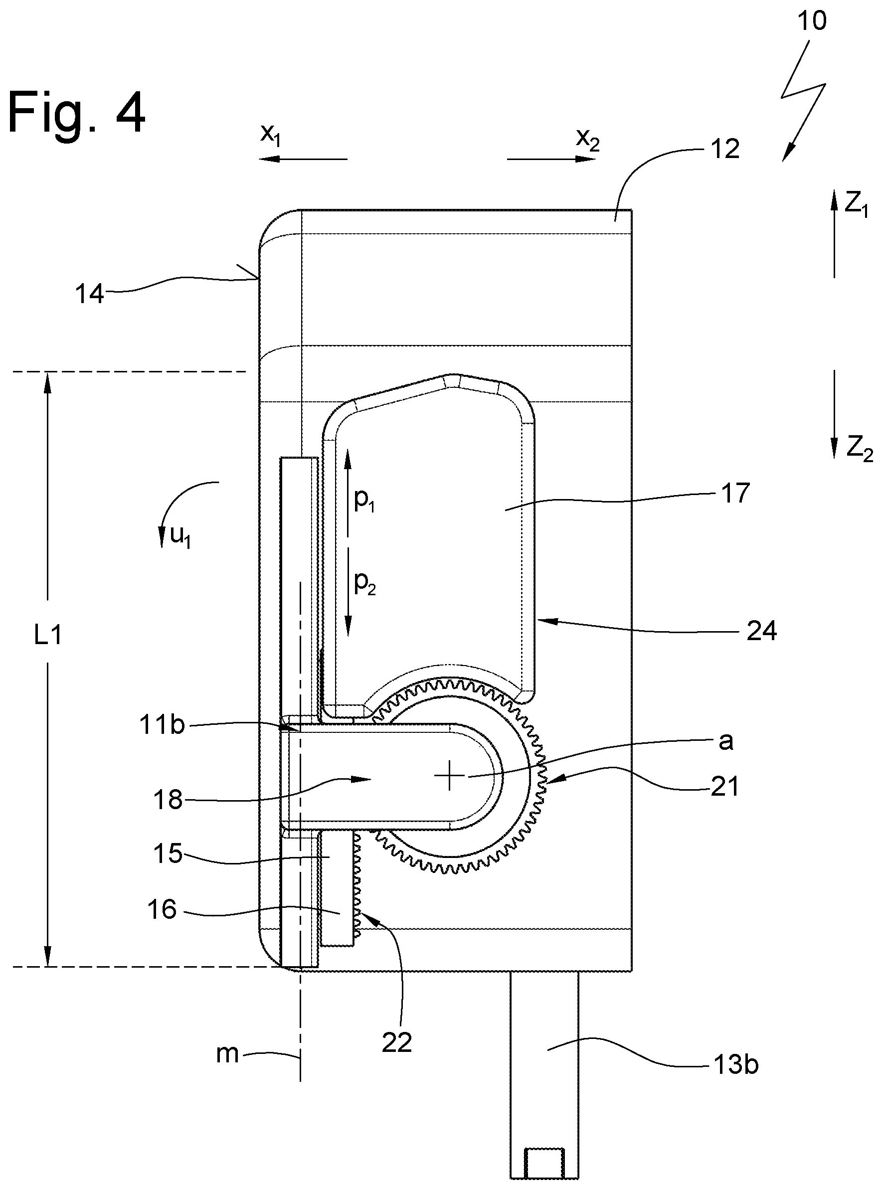 Patent US12103464 Figure 4 – Equipment component for a vehicle