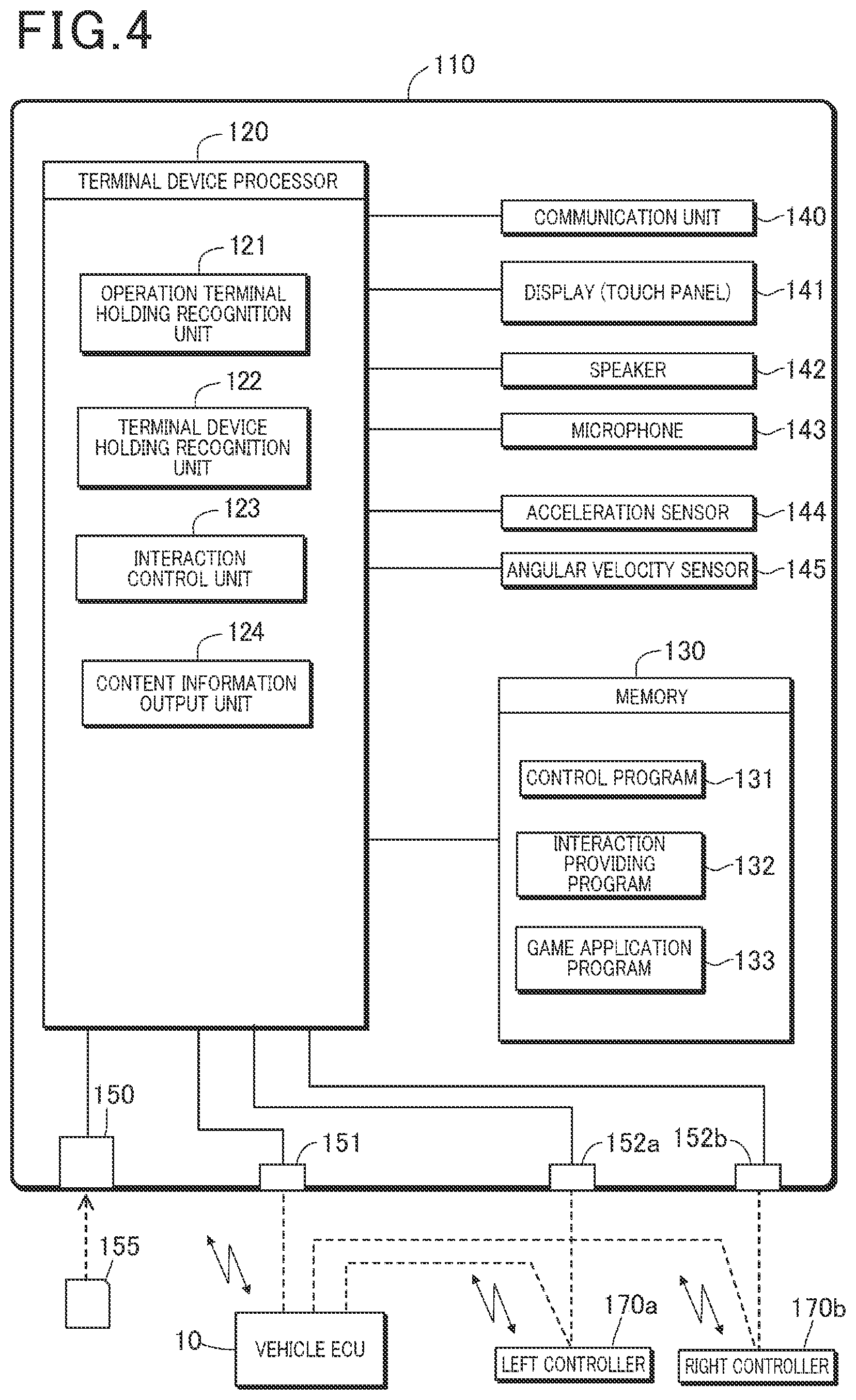 Patent US12103465 Figure 4 – Mobile body, interaction providing system, and interaction providing method