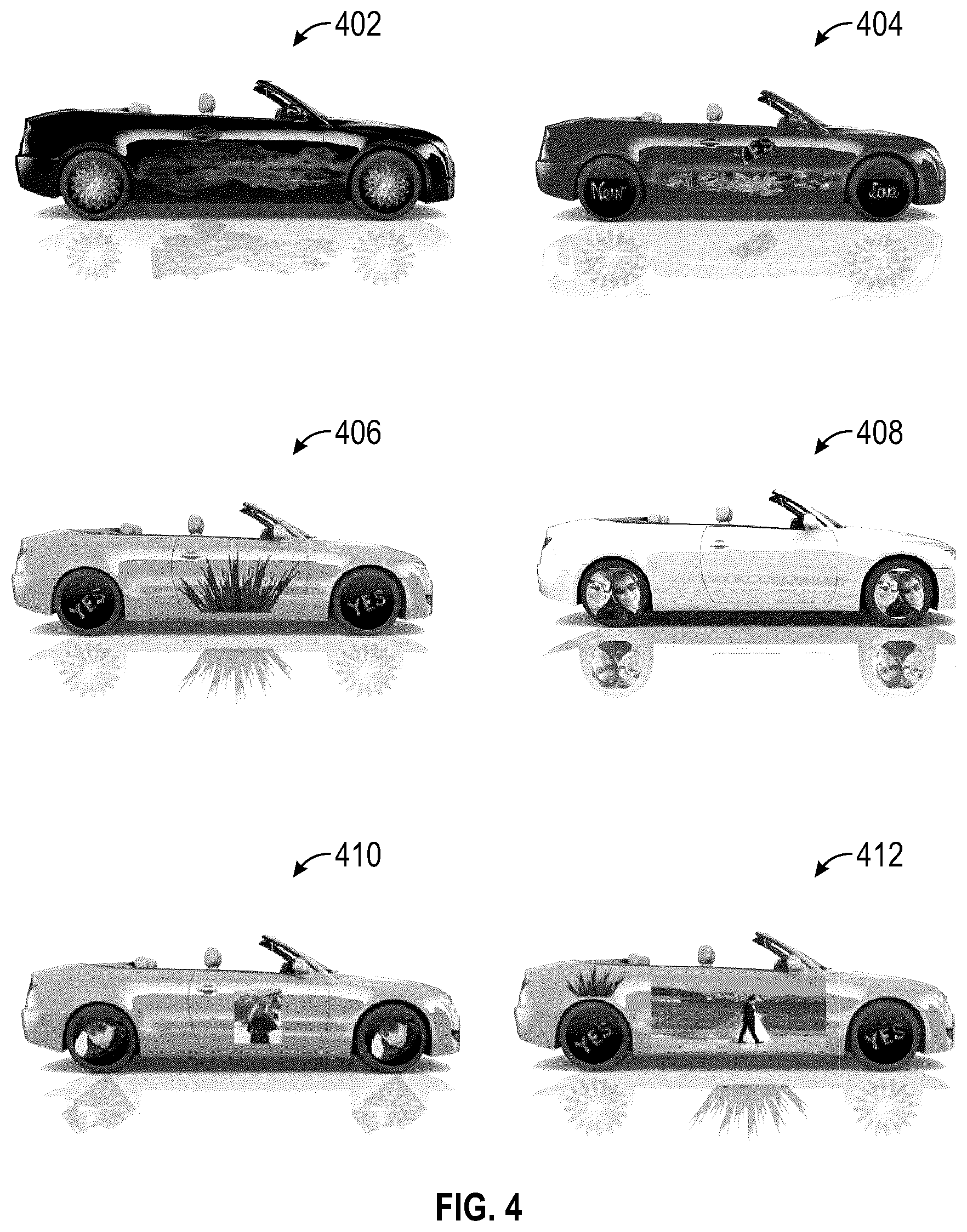 Patent US12103470 Figure 4 – Smart display sheets