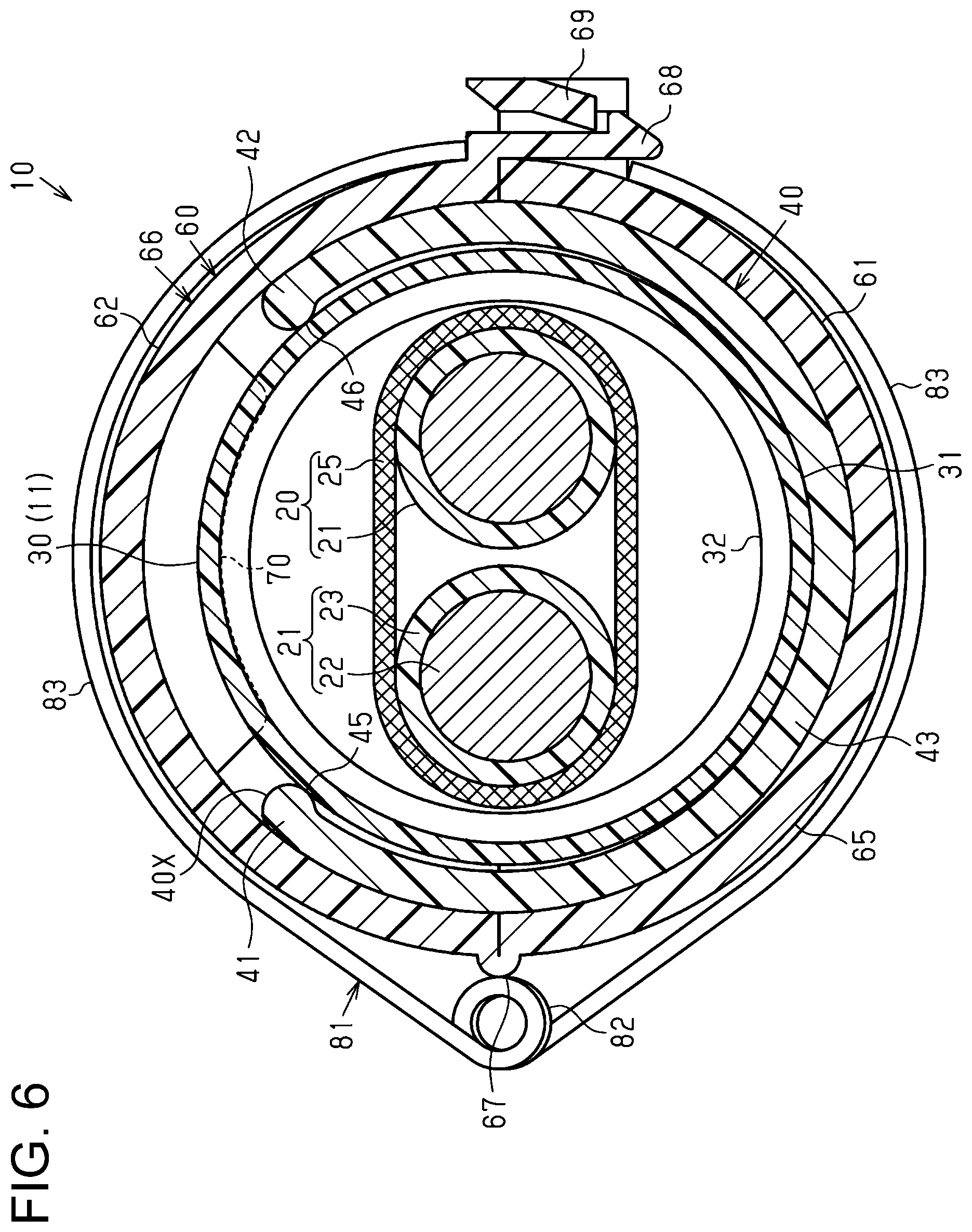 Patent US12103476 Figure 6 – Wire harness
