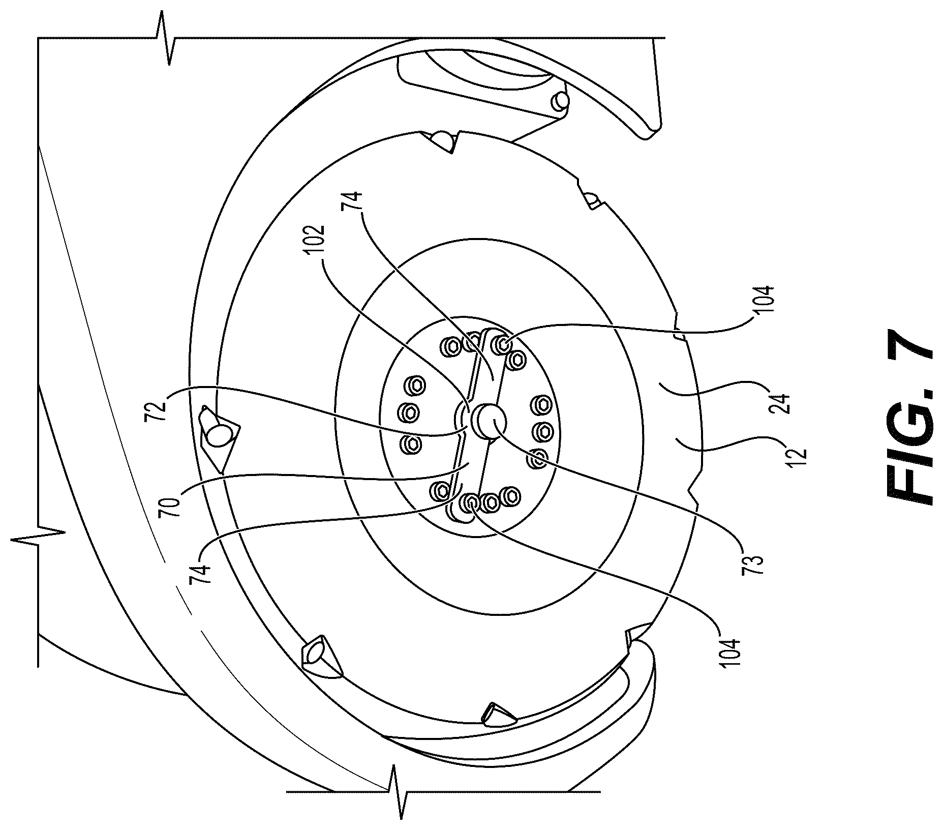 Patent US12103480 Figure 7 – Omni-wheel cable pusher