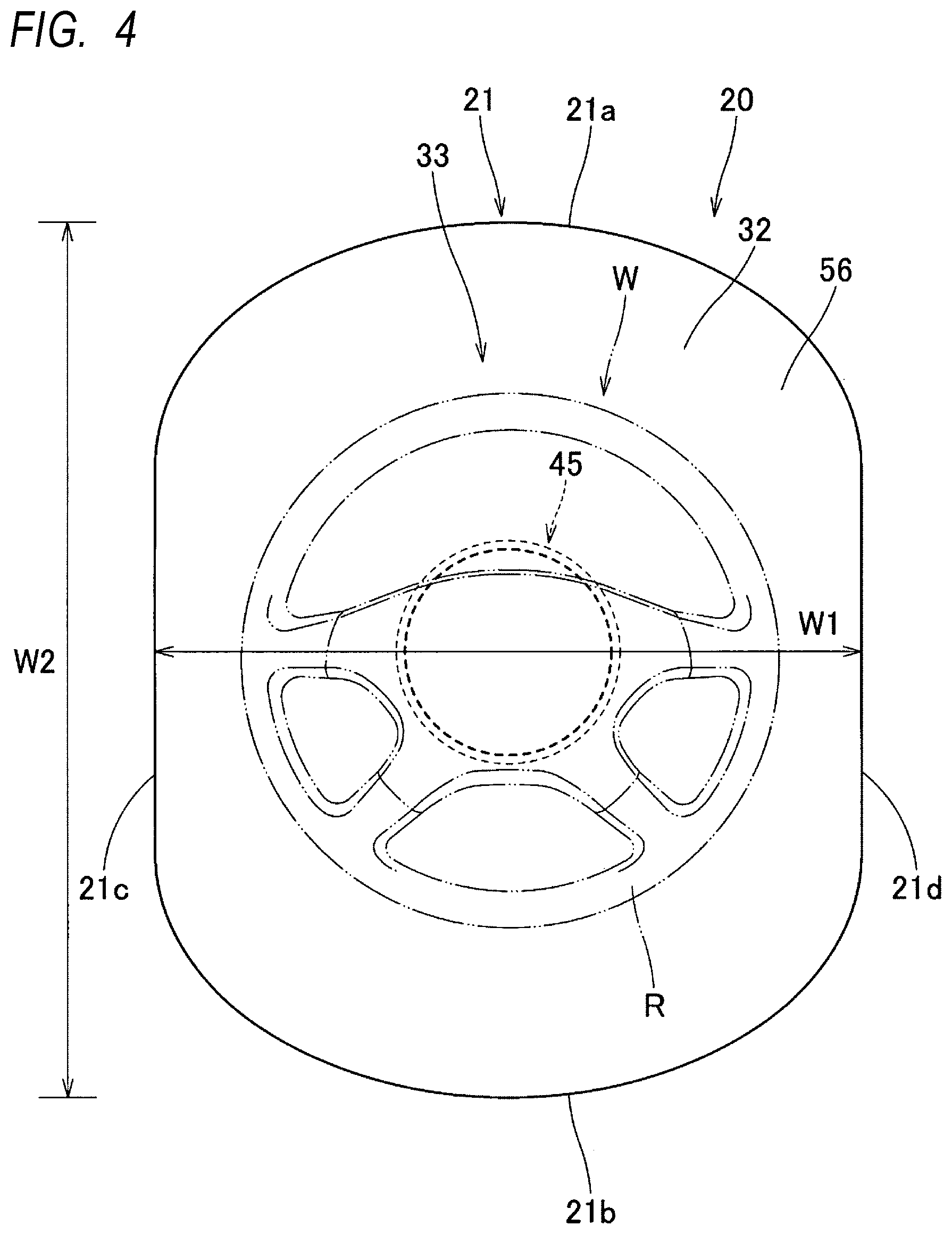 Patent US12103485 Figure 4 – Airbag