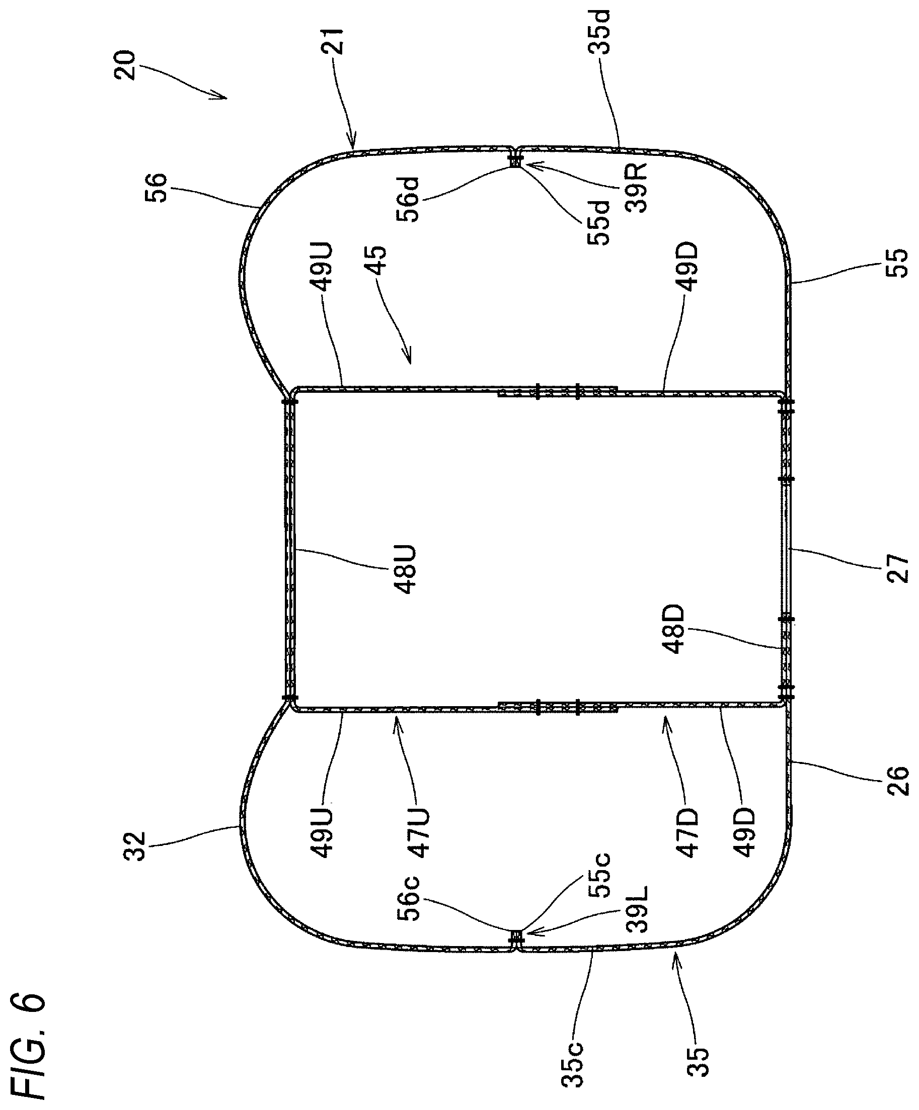 Patent US12103485 Figure 6 – Airbag