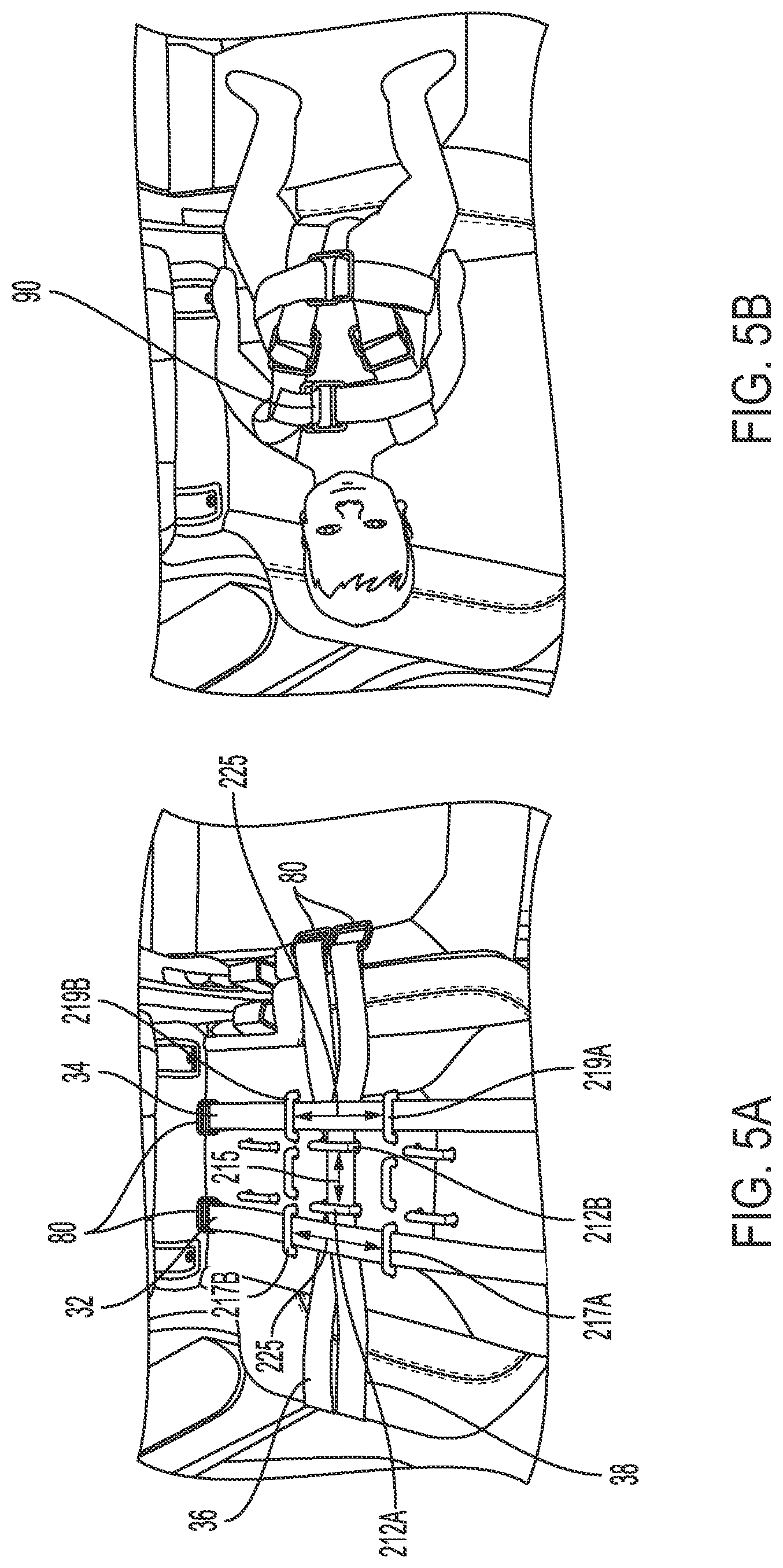 Patent US12103489 Figure 6 – Universal vehicle passenger restraint system