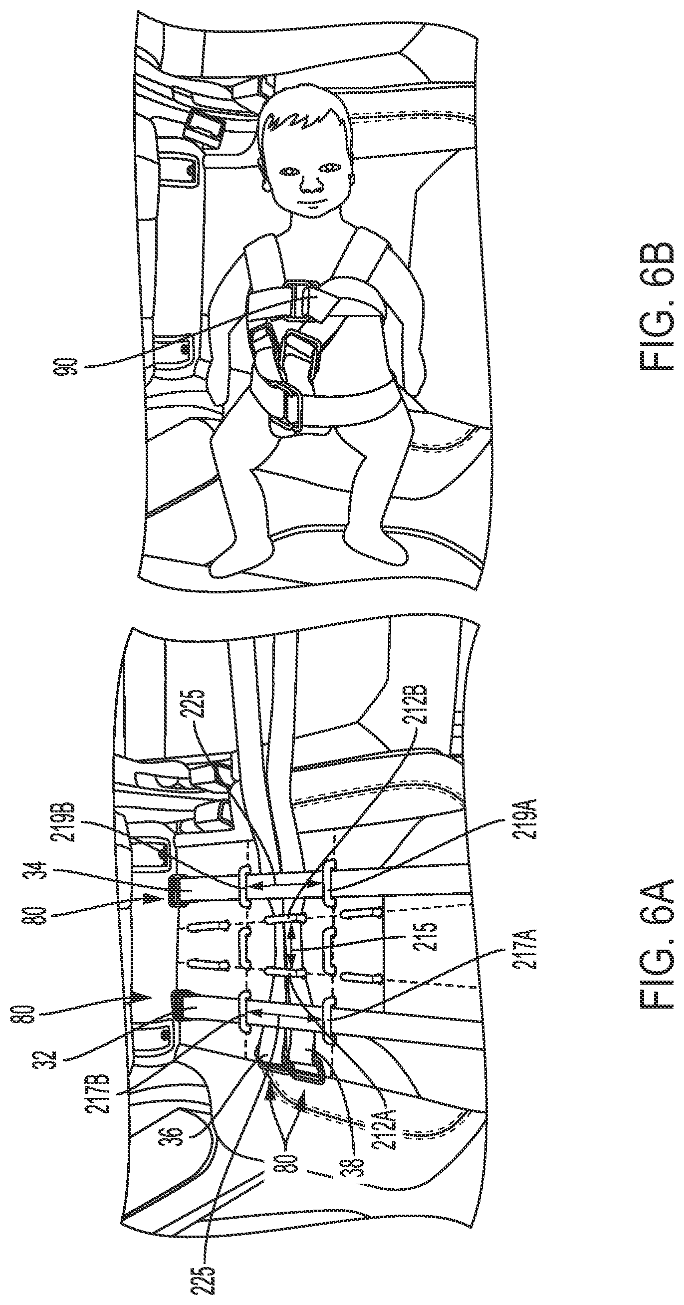 Patent US12103489 Figure 7 – Universal vehicle passenger restraint system