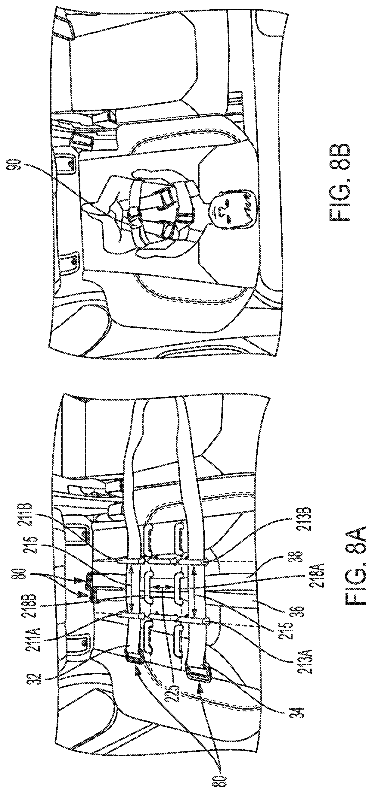 Patent US12103489 Figure 9 – Universal vehicle passenger restraint system