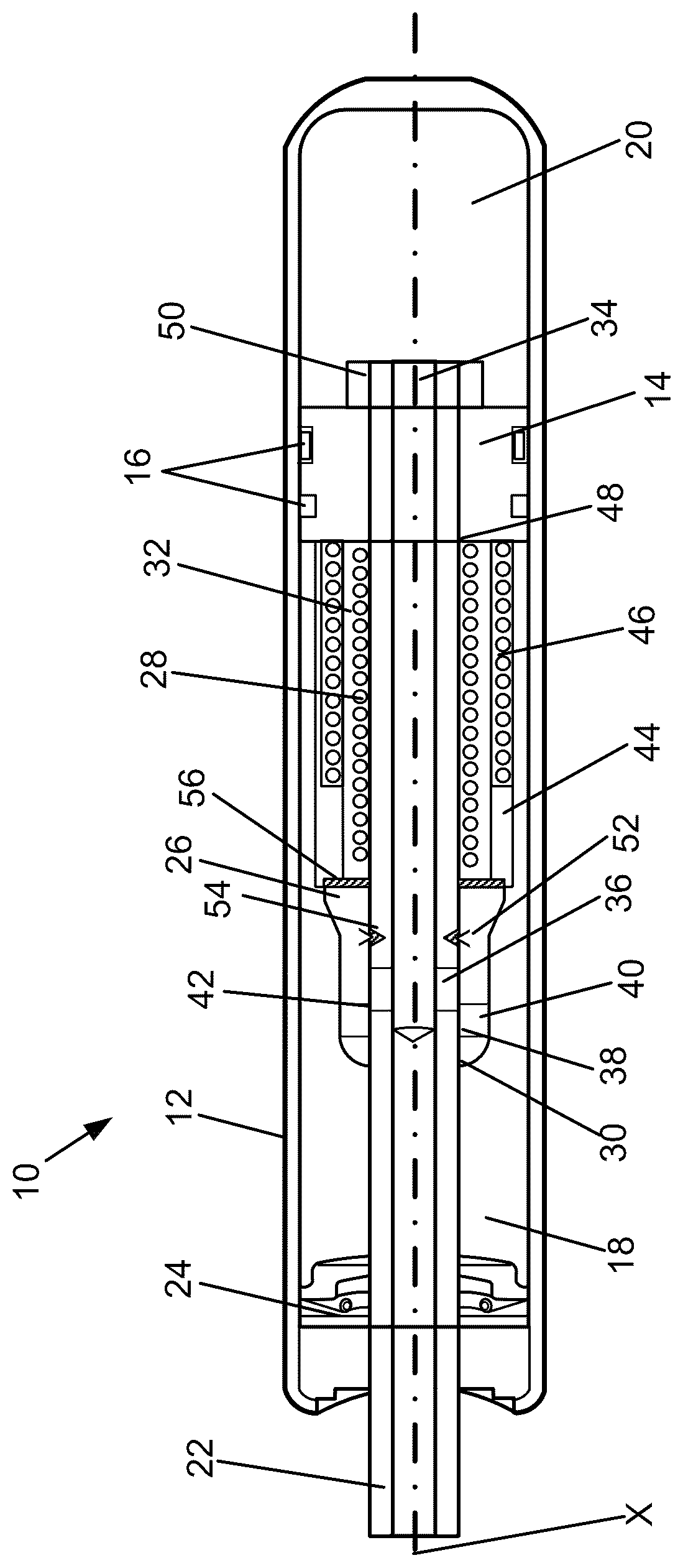 Patent US12103490 Figure 1 – Self-regulating damper unit