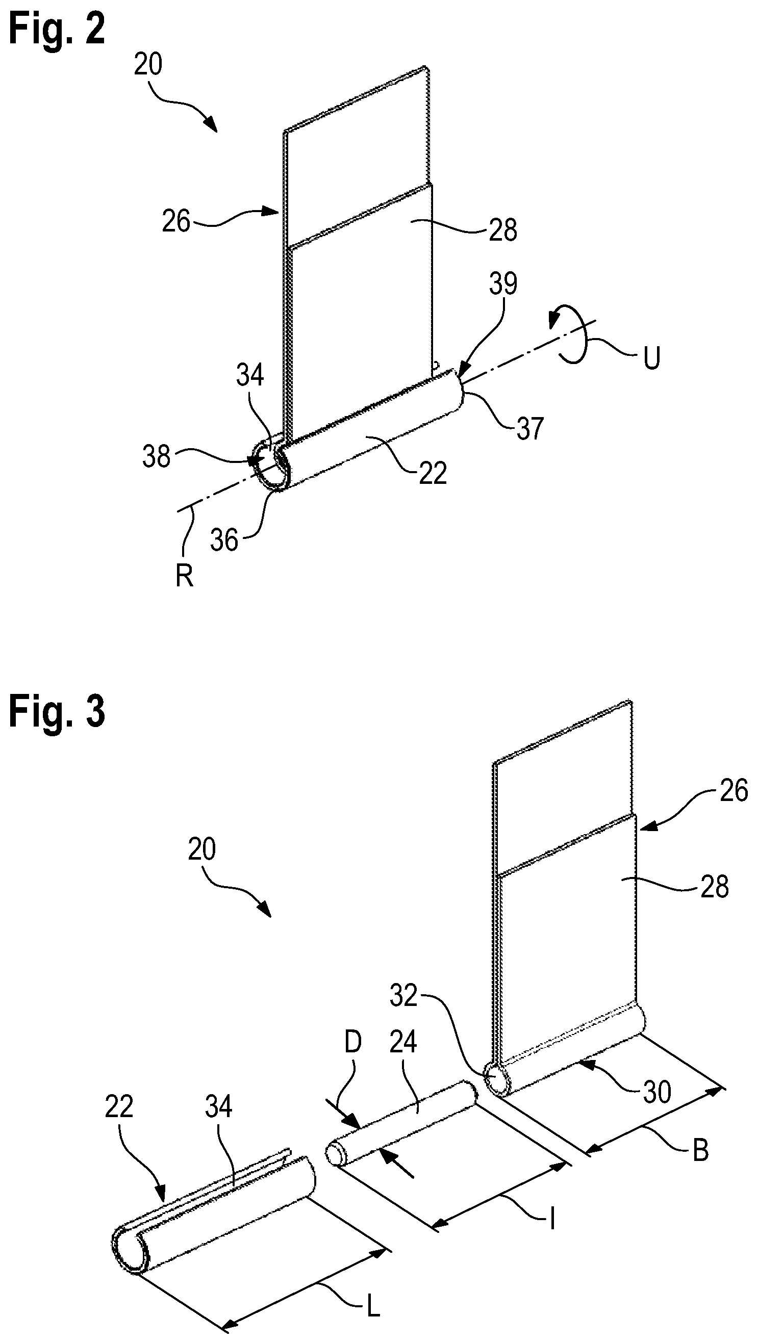 Patent US12103491 Figure 2 – Belt shaft housing, belt shaft, belt tensioner, and method for installing a belt tensioner