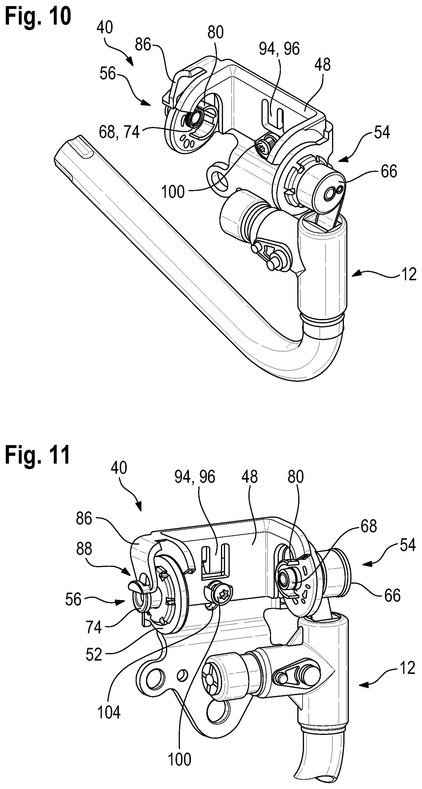 Patent US12103491 Figure 6 – Belt shaft housing, belt shaft, belt tensioner, and method for installing a belt tensioner