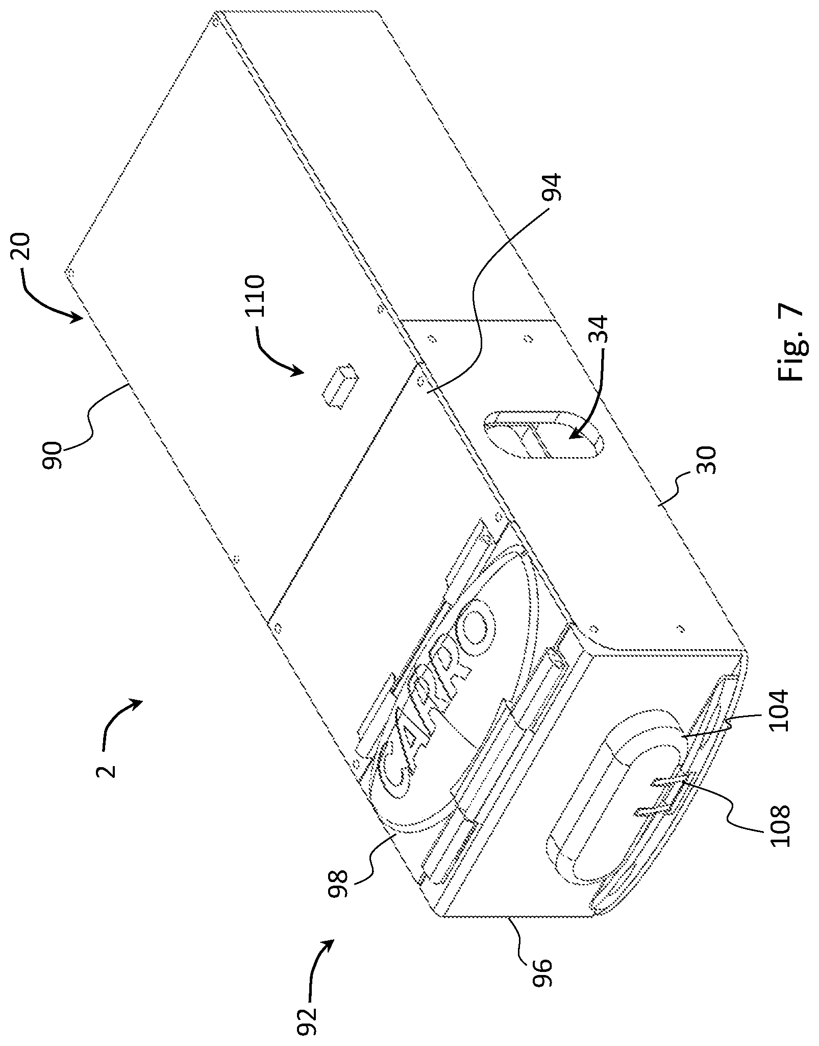 Patent US12103492 Figure 8 – Remote-control actuator