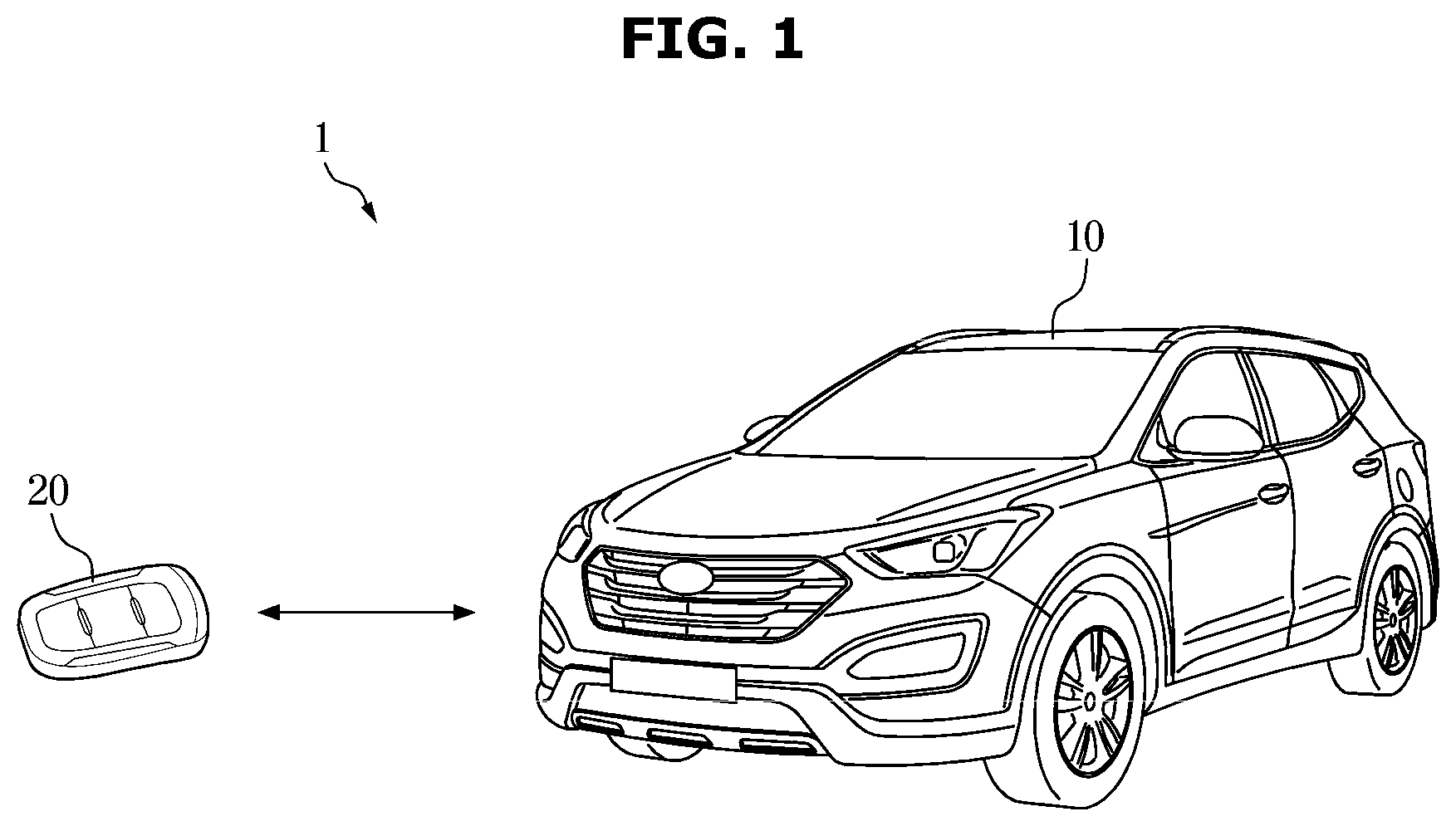 Patent US12103493 Figure 1 – Vehicle control system and method of controlling vehicle