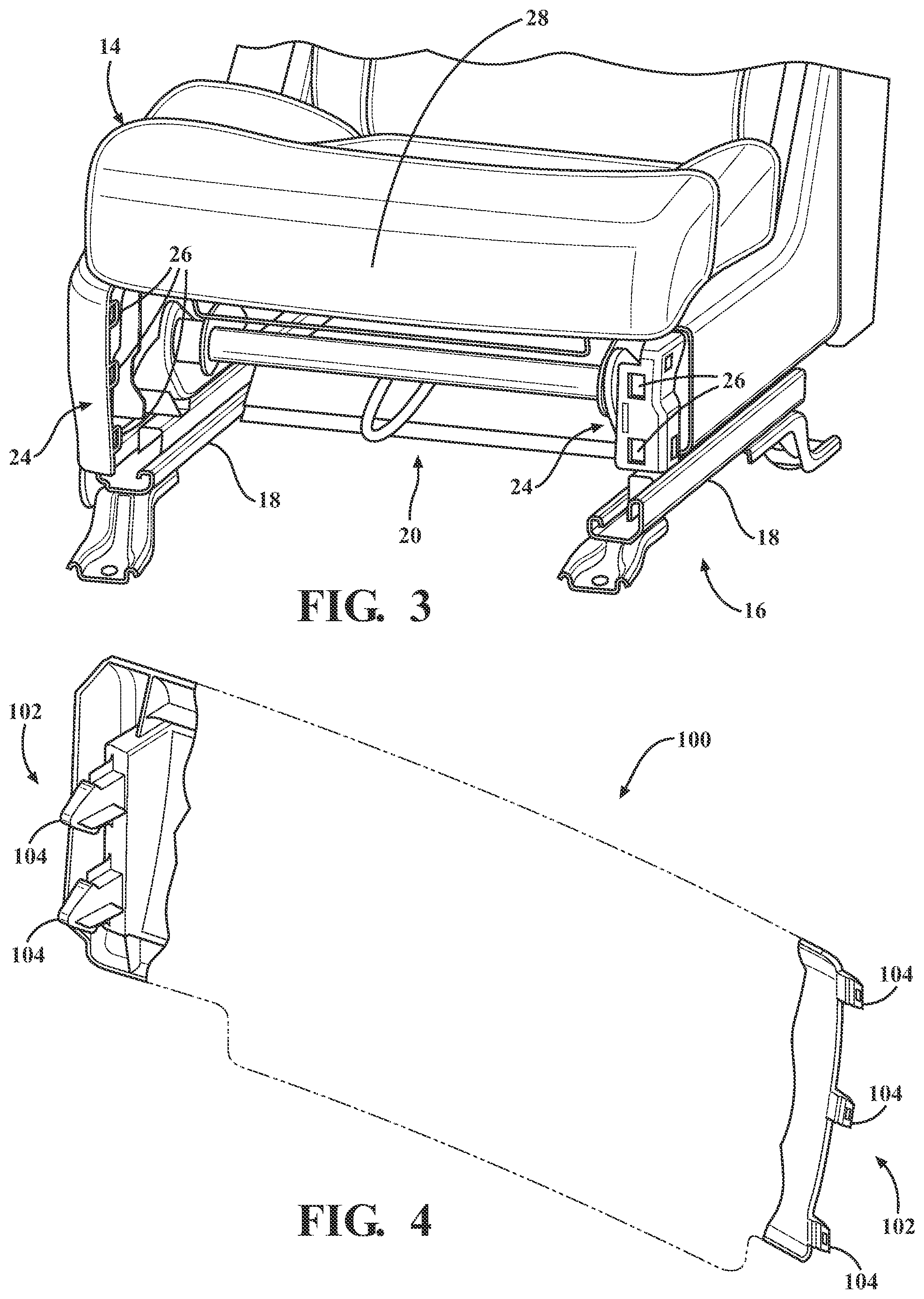Patent US12103496 Figure 3 – Storage compartments in vehicles