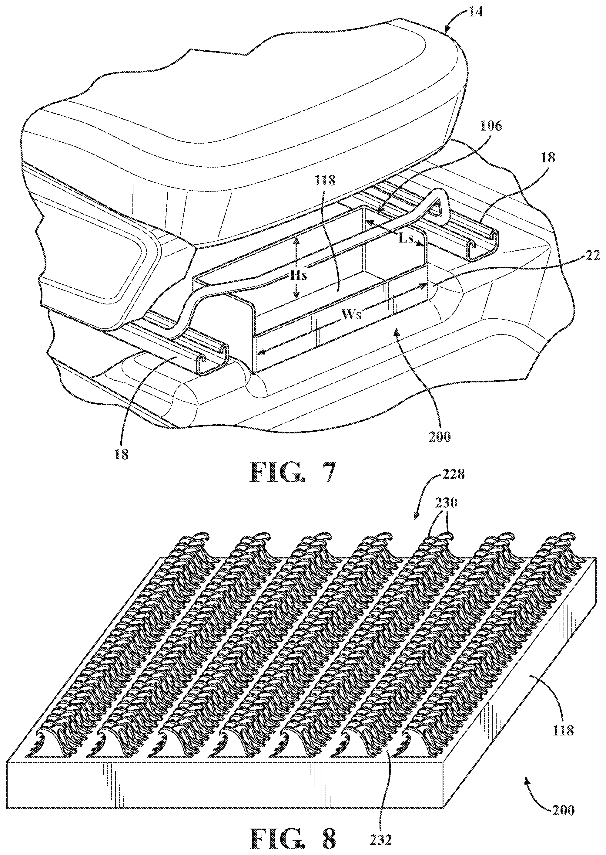 Patent US12103496 Figure 5 – Storage compartments in vehicles