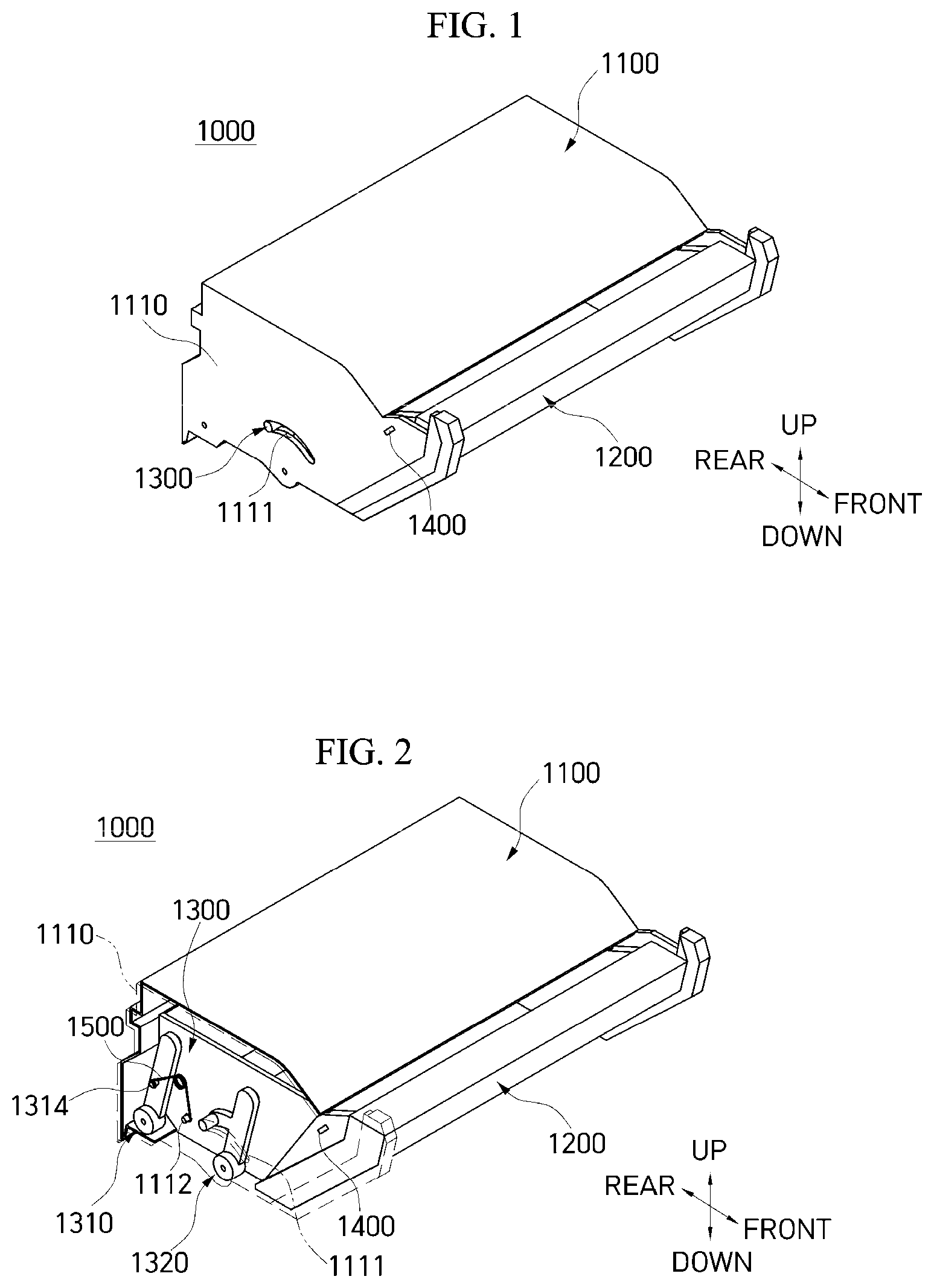 Patent US12103498 Figure 1 – Glove box